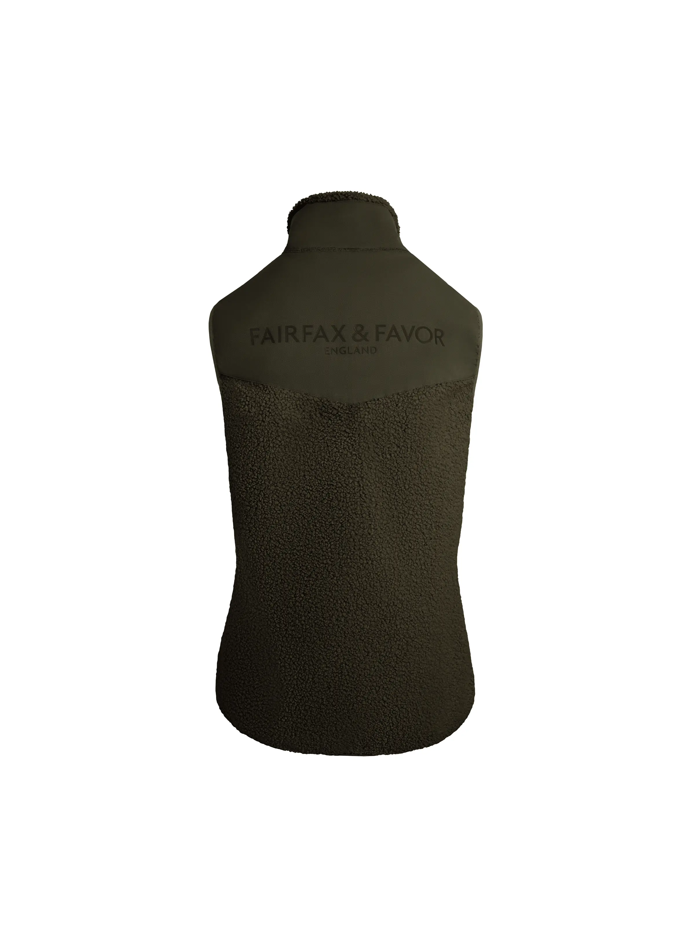 Agnes Fleece Gilet - Khaki - Image 3