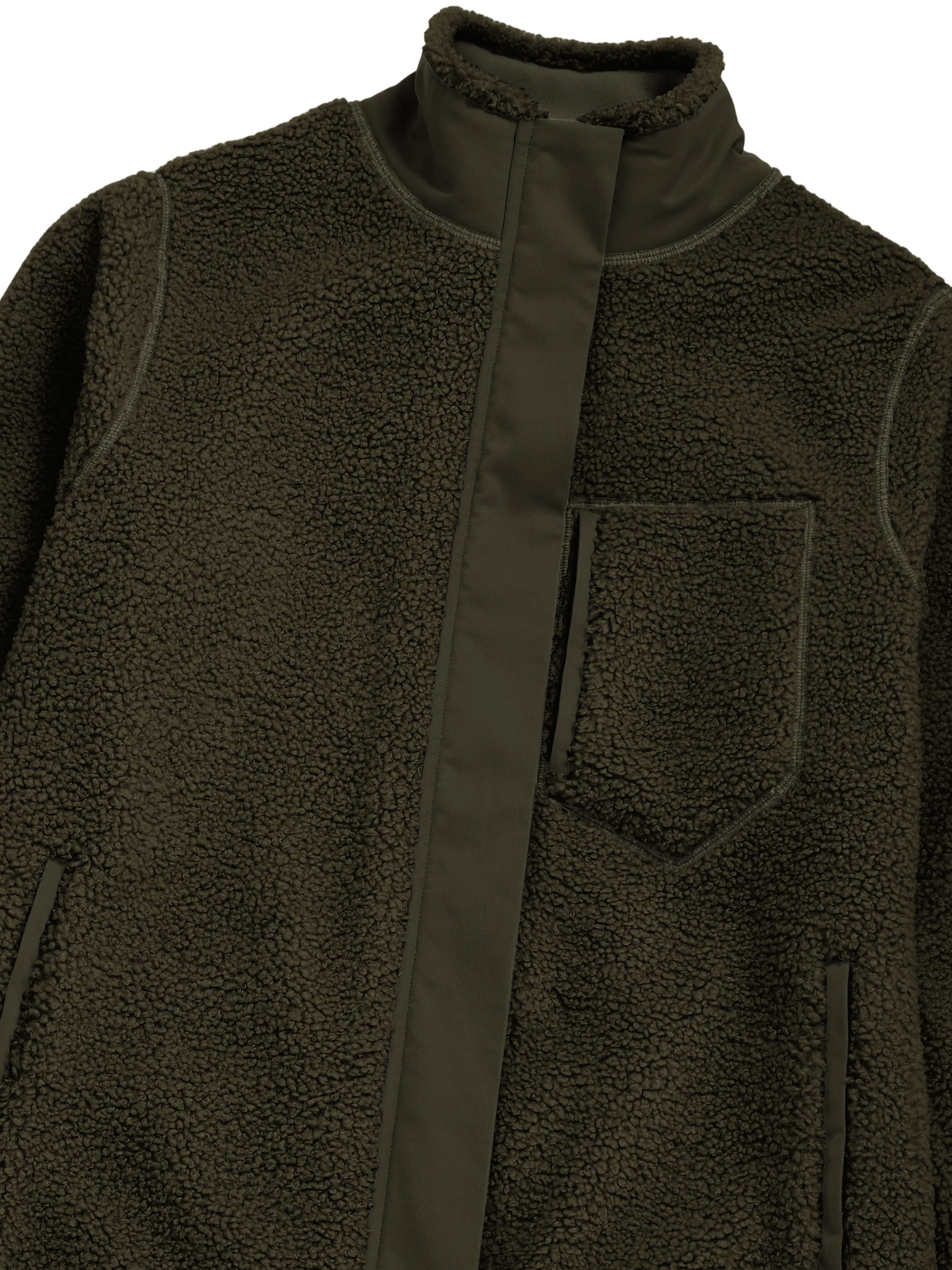 Agnes Fleece Jacket - Khaki - Image 4