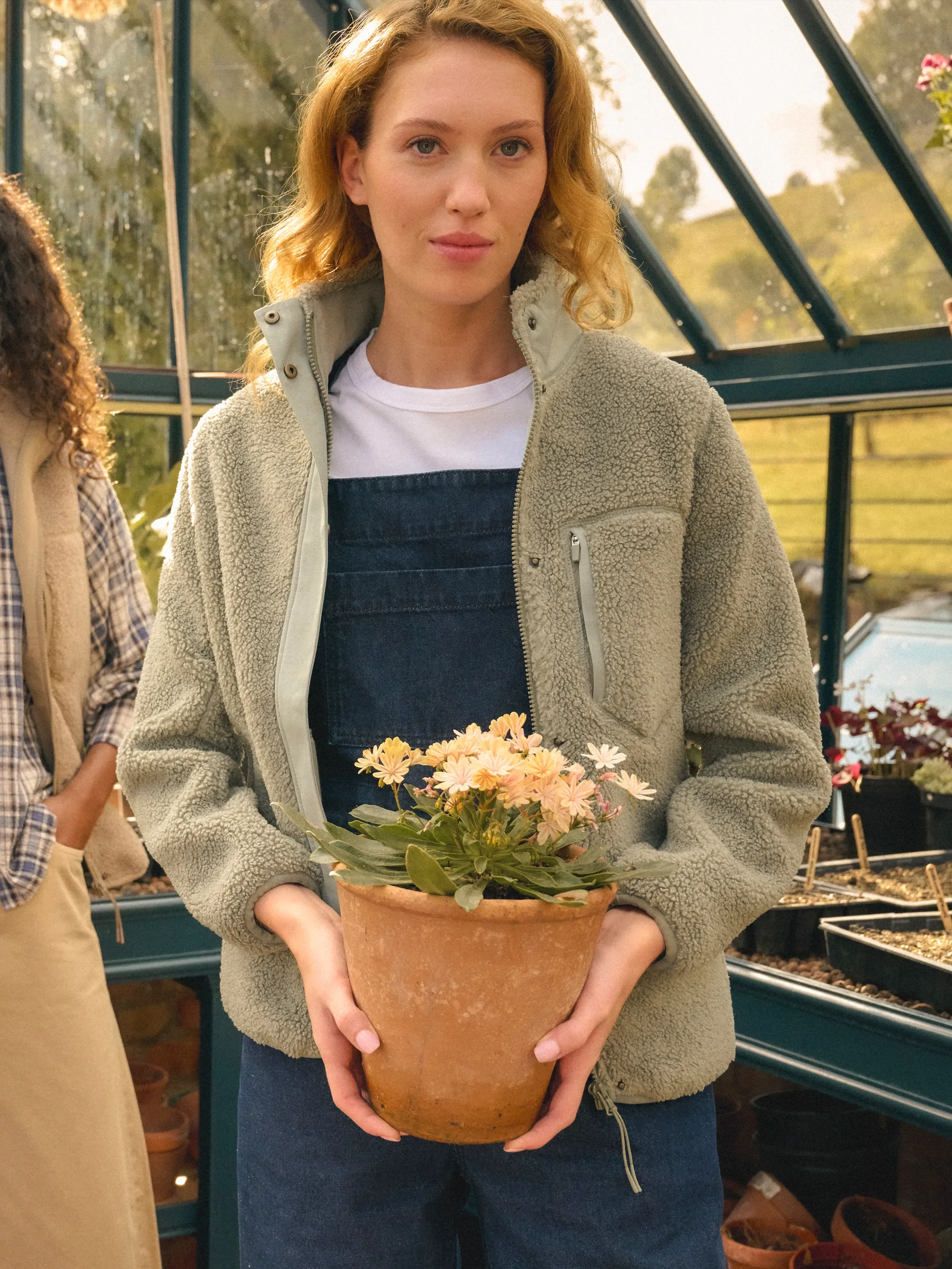 Agnes Fleece Jacket - Pistachio - Image 6