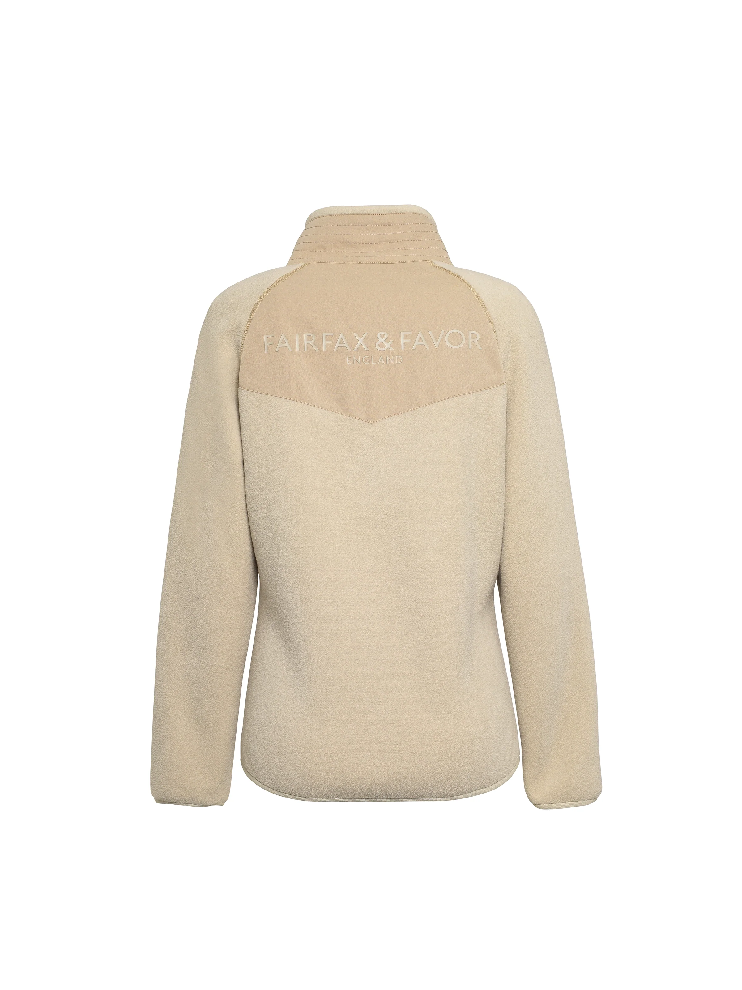 Aria 1 & 4 Zip Fleece - Oatmeal - Image 3