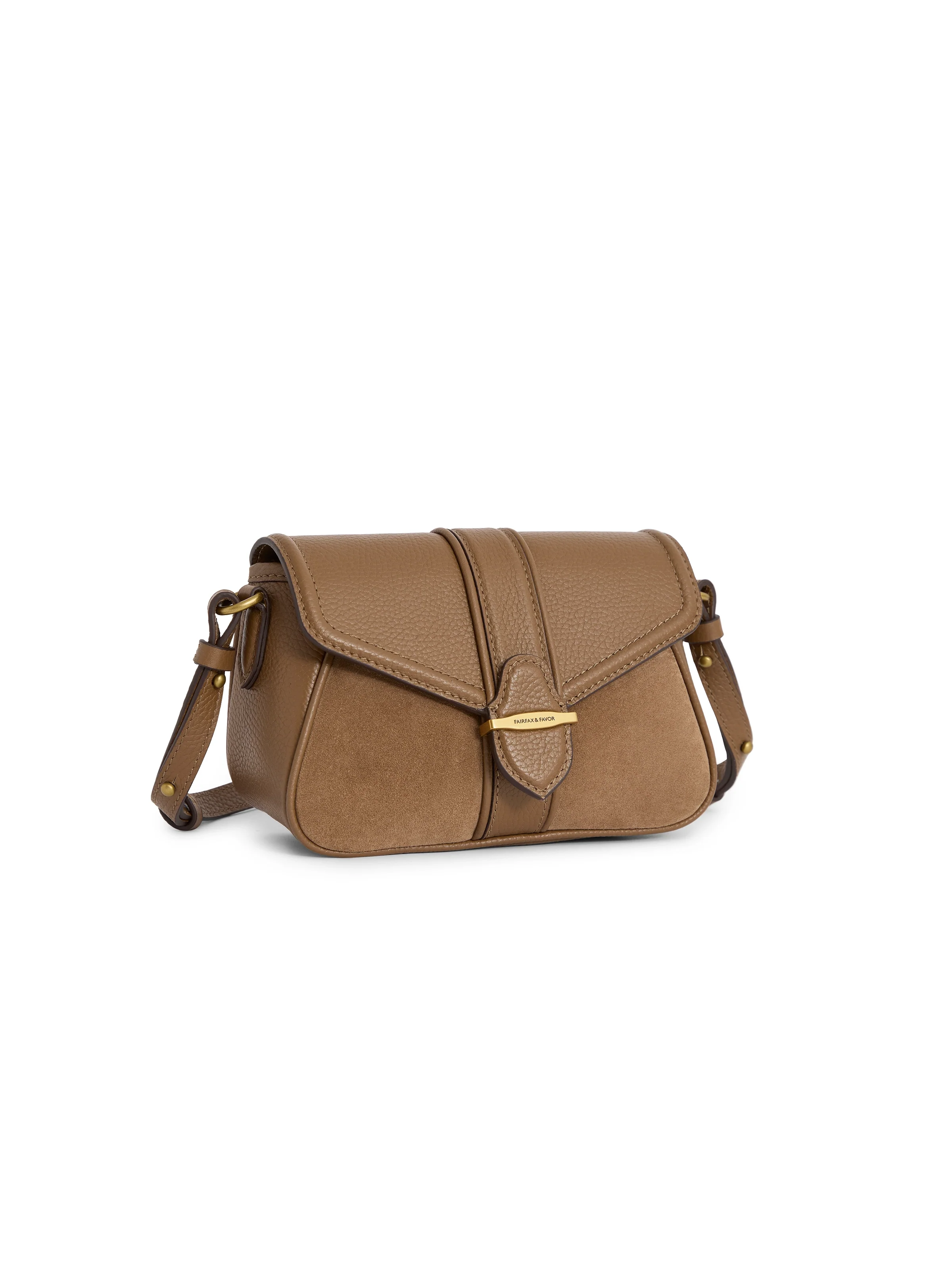 Aviemore Crossbody Bag - Tan Suede - Image 4