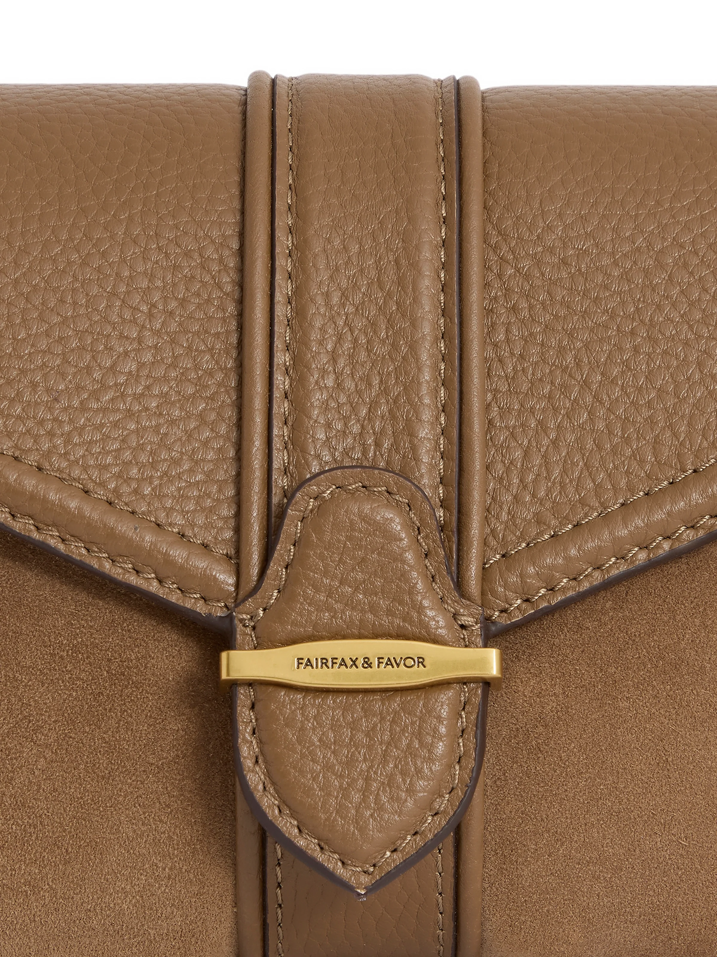 Aviemore Crossbody Bag - Tan Suede - Image 6