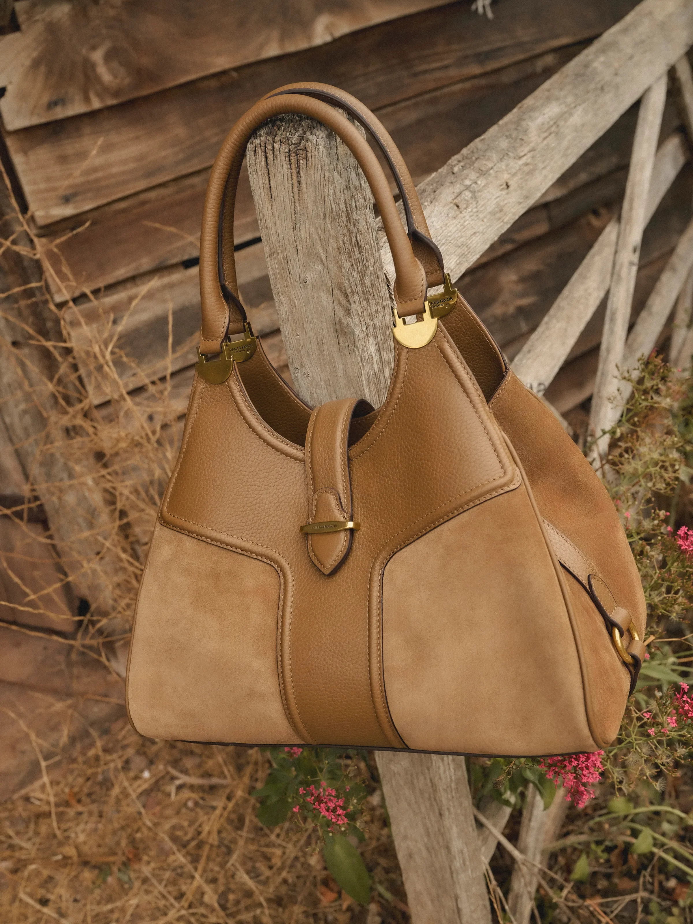 Aviemore Shoulder Bag - Tan Suede - Image 3