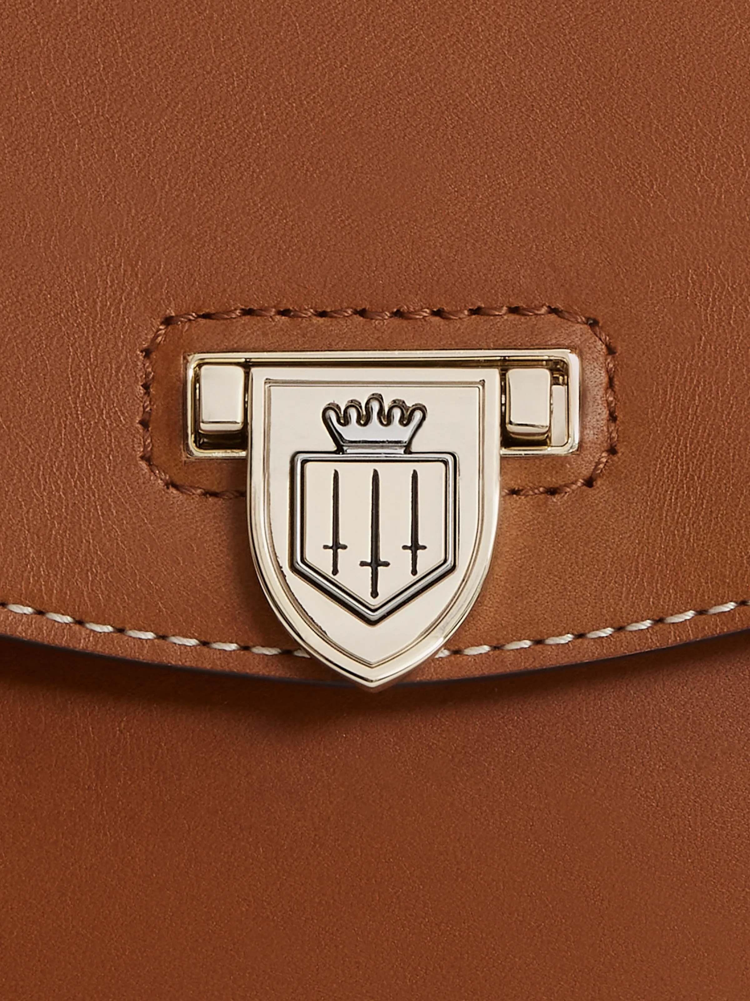 Blenheim Crossbody Bag - Tan Leather - Image 6