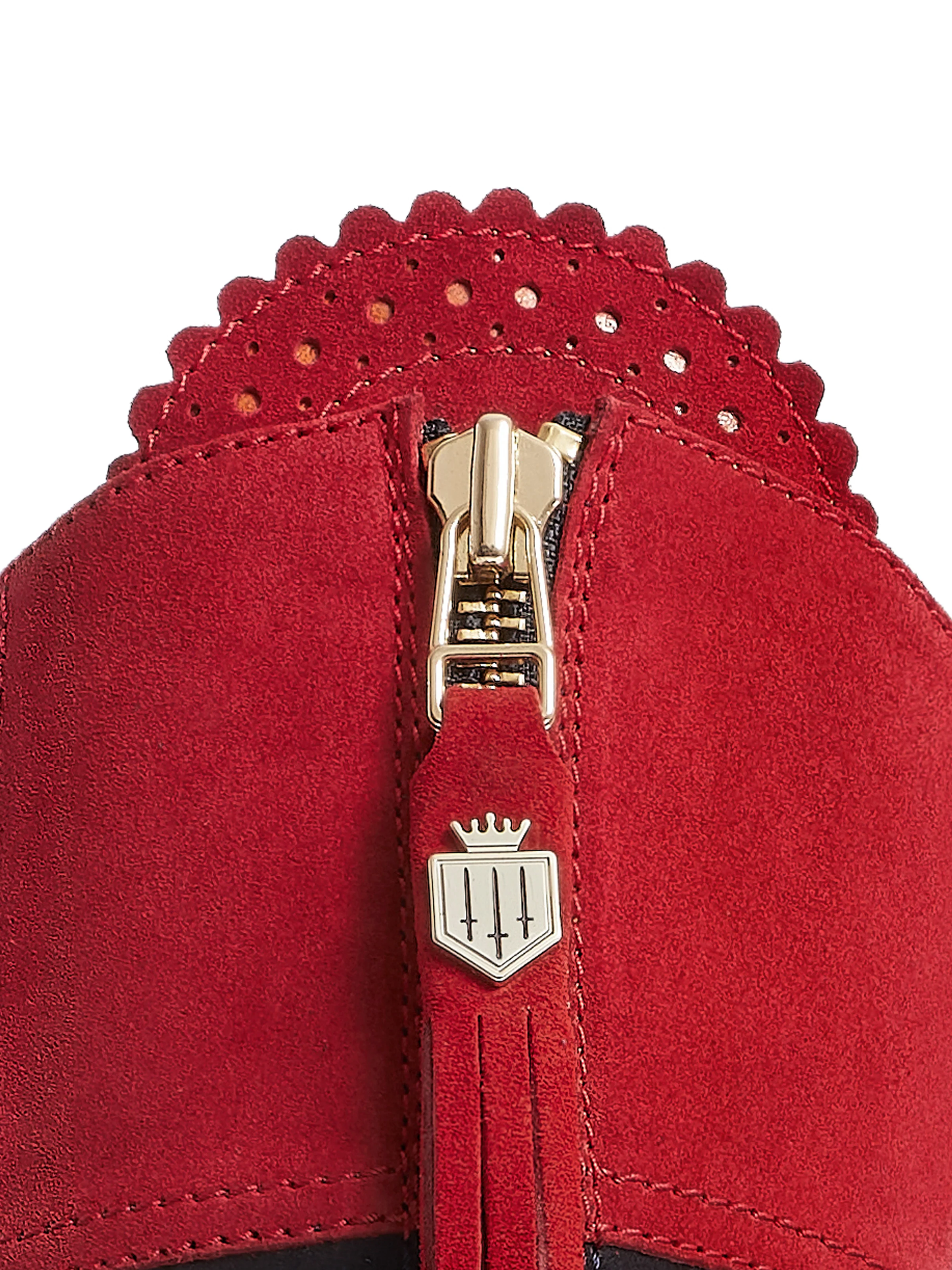 Heeled Regina (Sporting Fit) - British Equestrian Red & Navy - Image 4