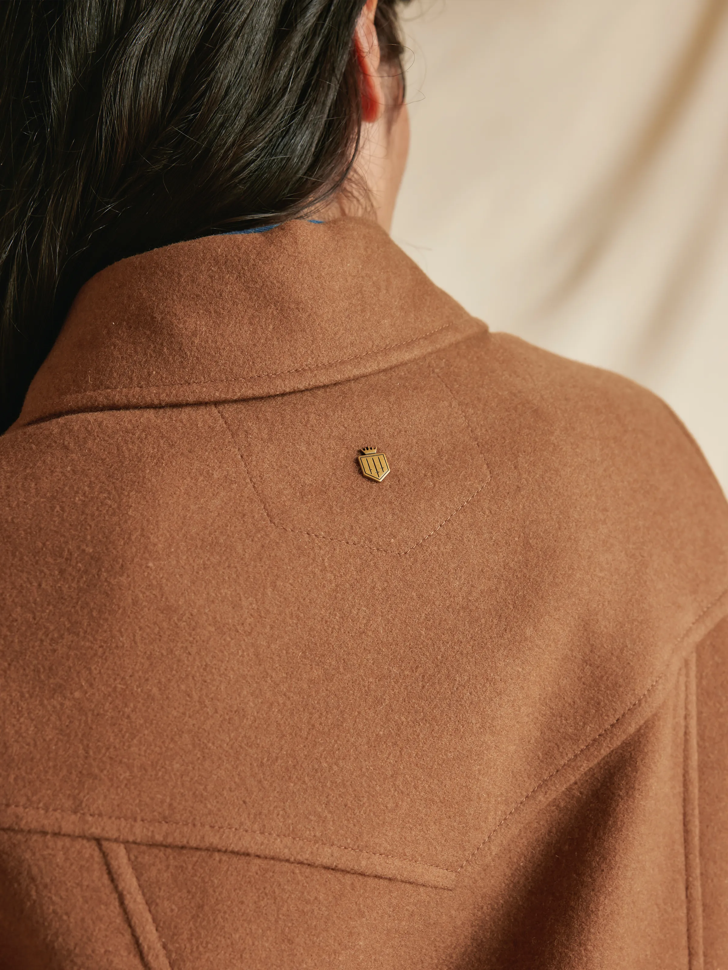 Callie Jacket - Tan Wool - Image 6