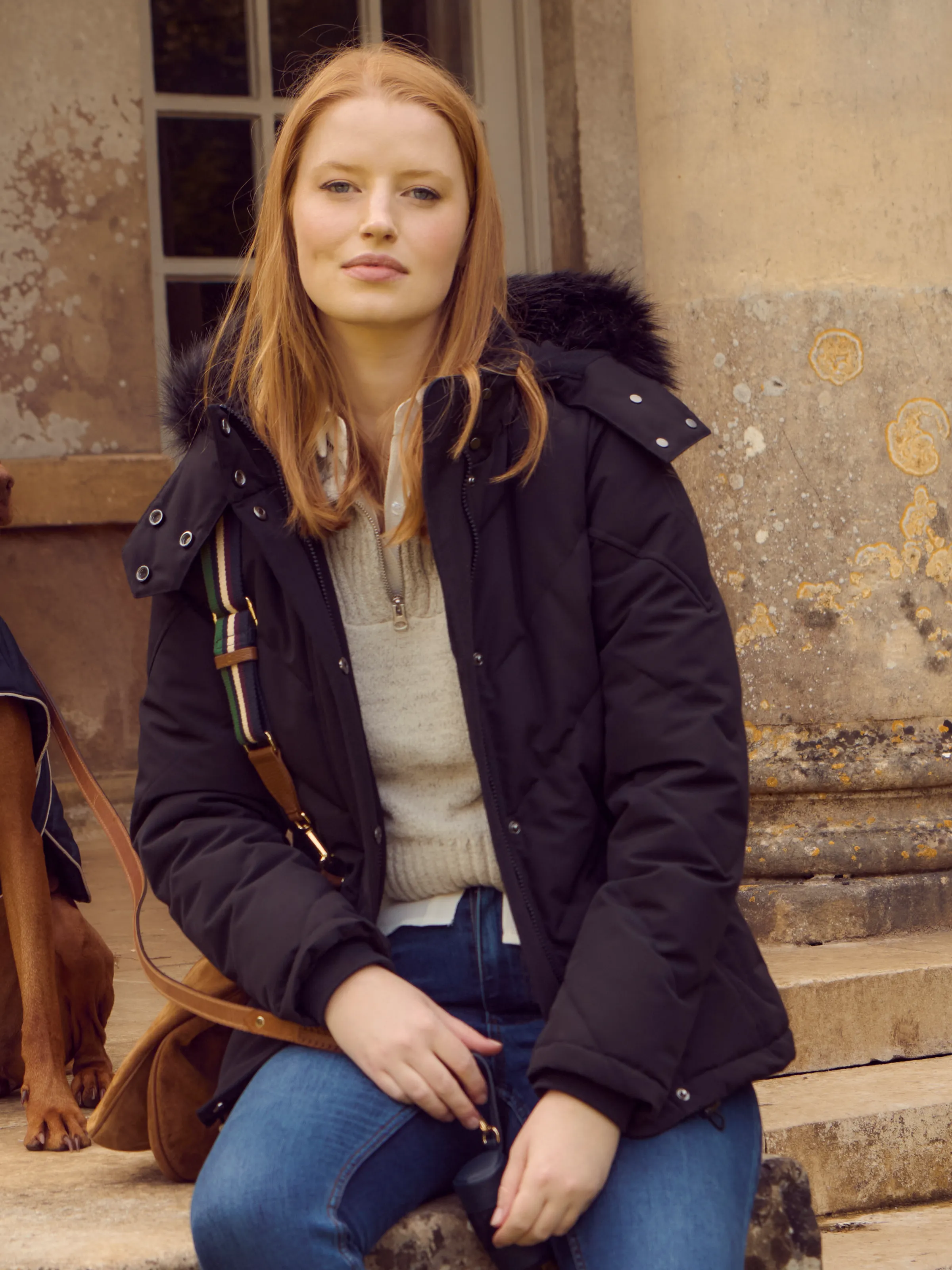 Charlotte Padded Jacket - Black - Image 5