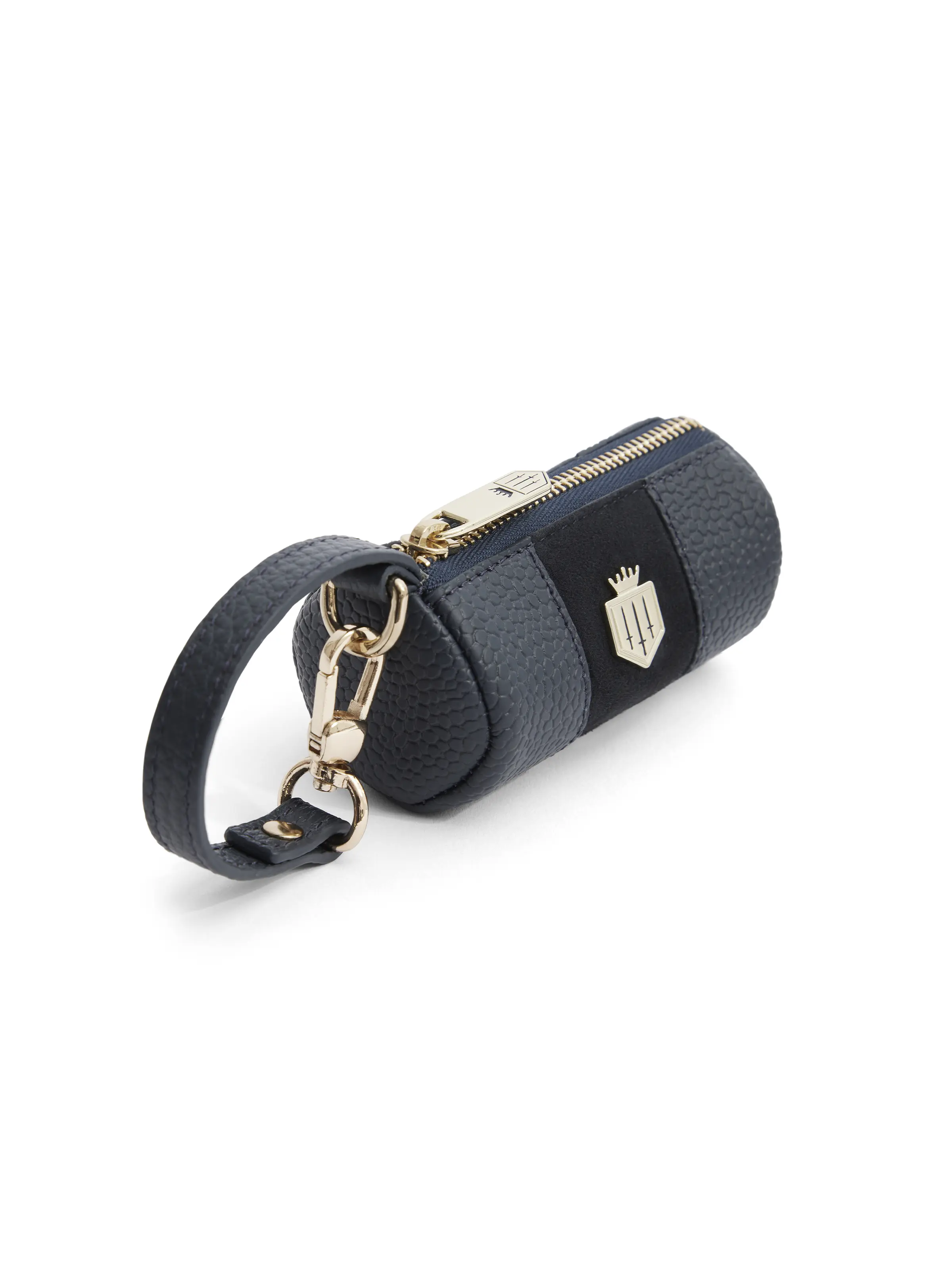 Dog Bag Holder - Navy Scotchgrain - Image 3