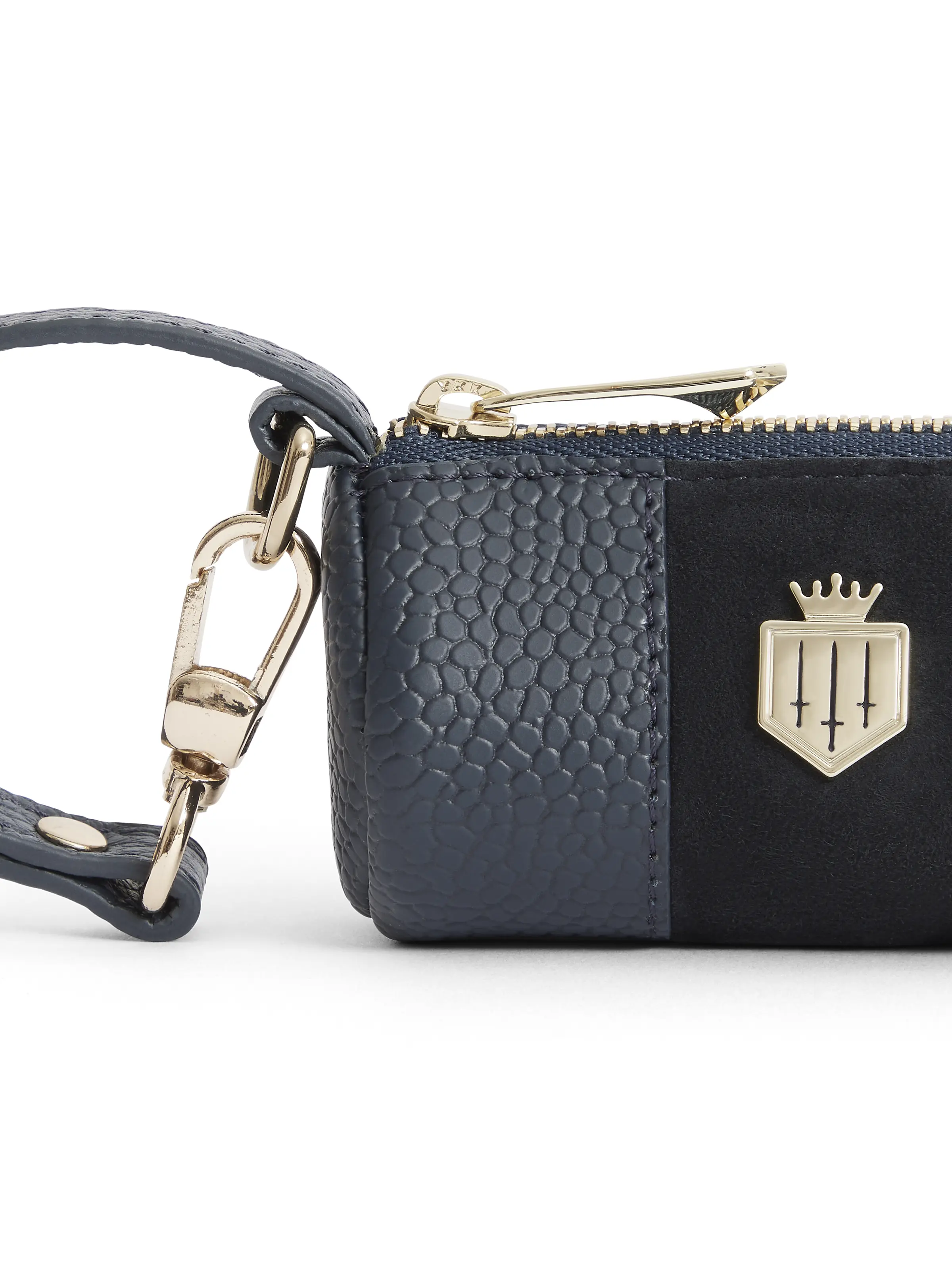 Dog Bag Holder - Navy Scotchgrain - Image 4