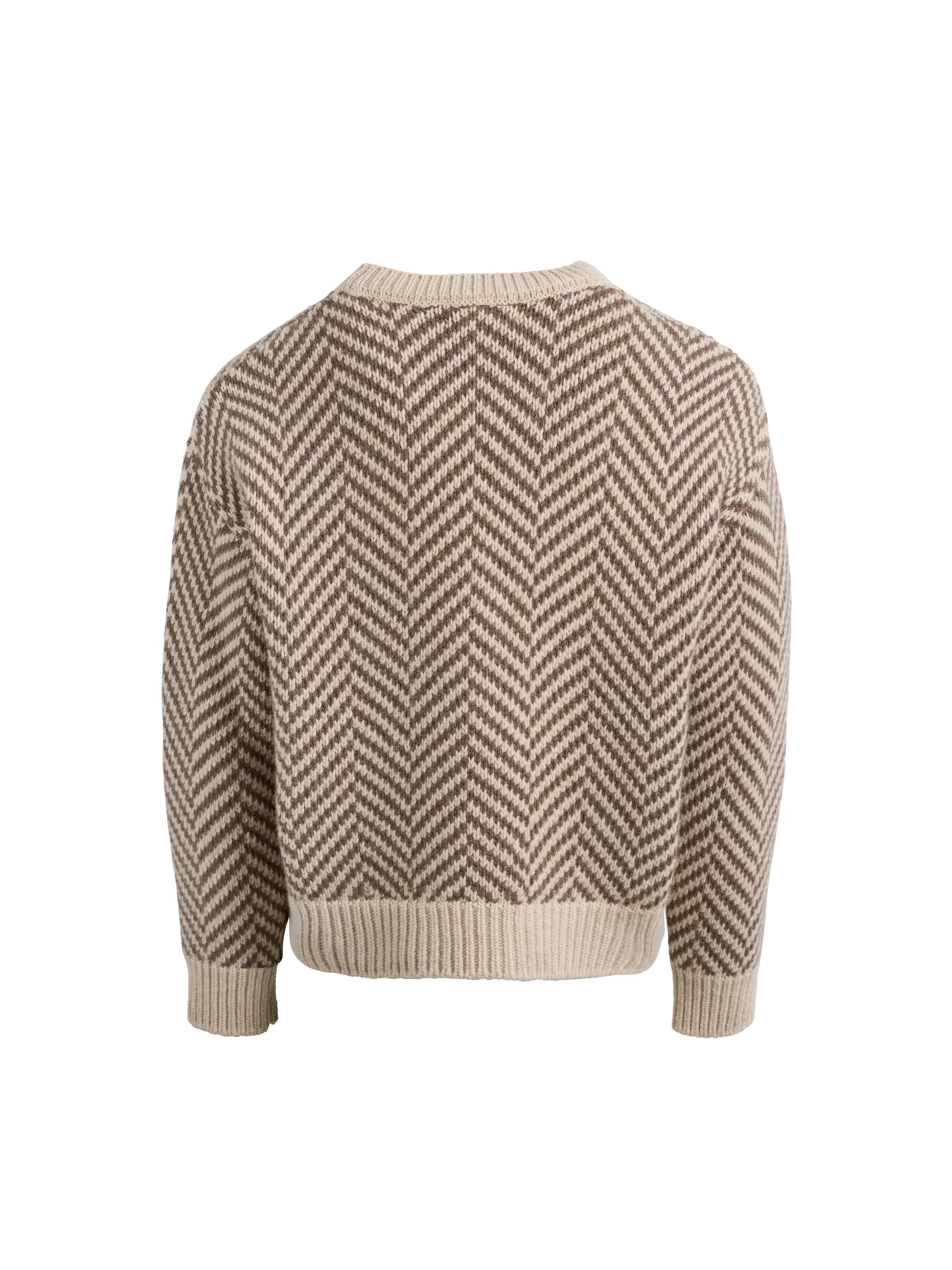 Evie - Taupe Herringbone - Image 3