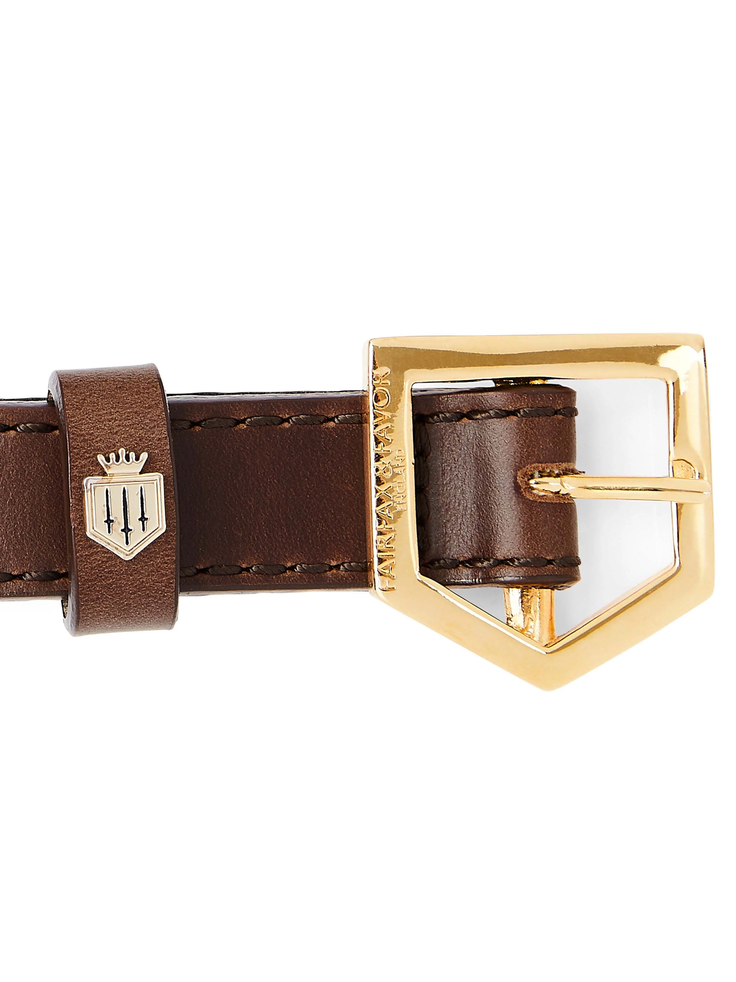Fitzroy Dog Collar - Mahogany Leather - Image 3