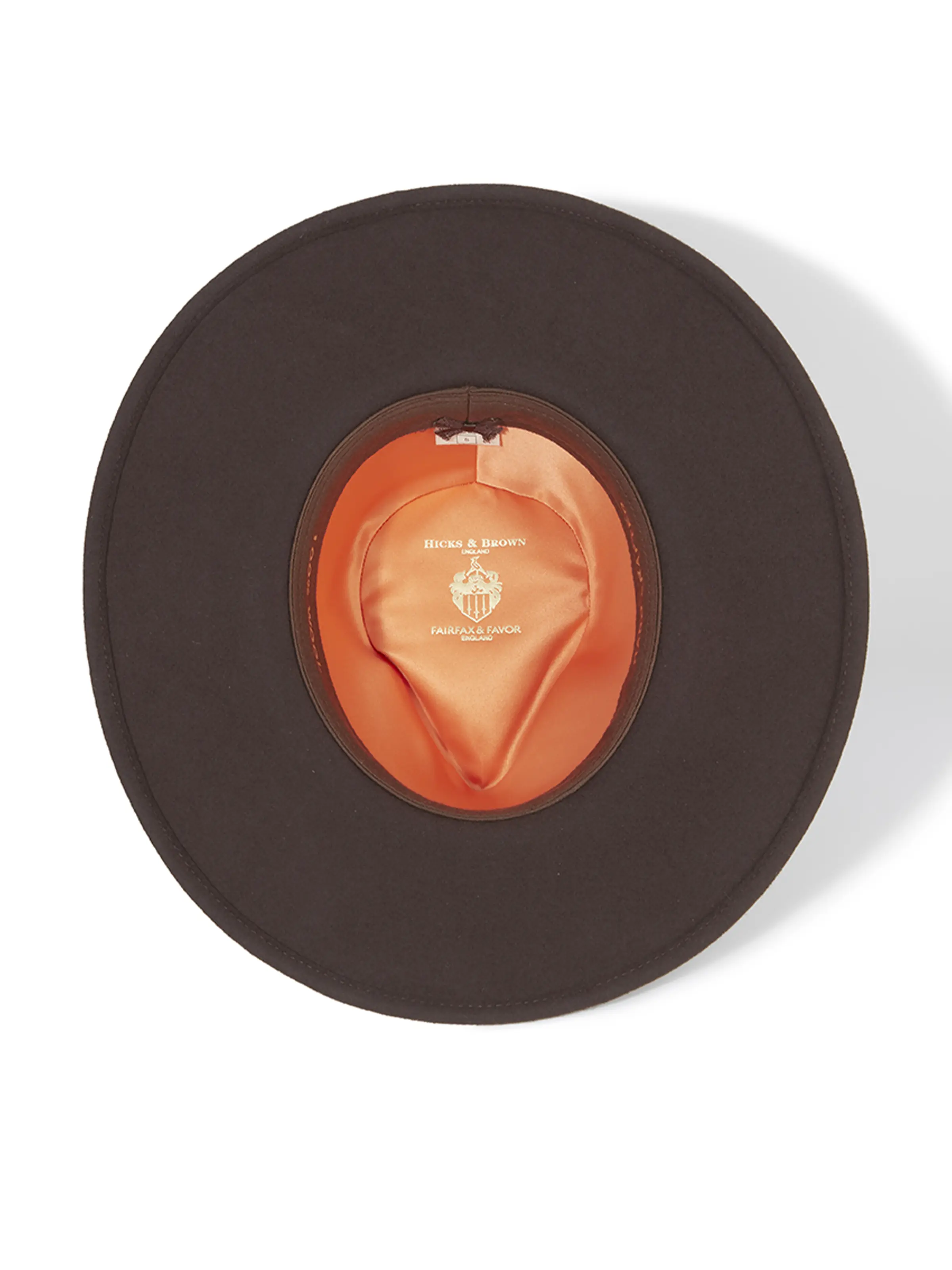 Hicks & Brown Halesworth - Wool Fedora Brown - Image 3