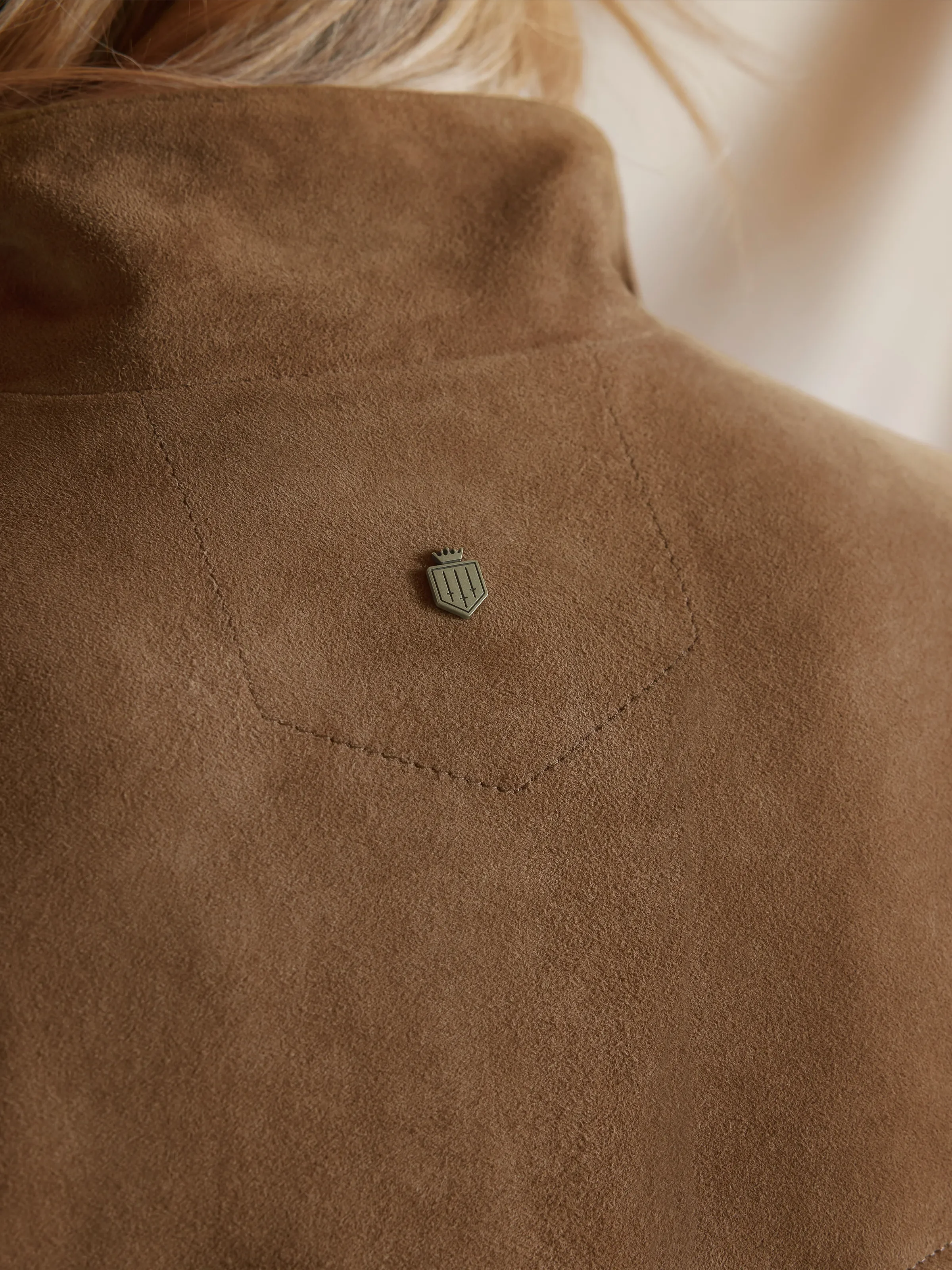 Iris Jacket - Mushroom Suede - Image 6