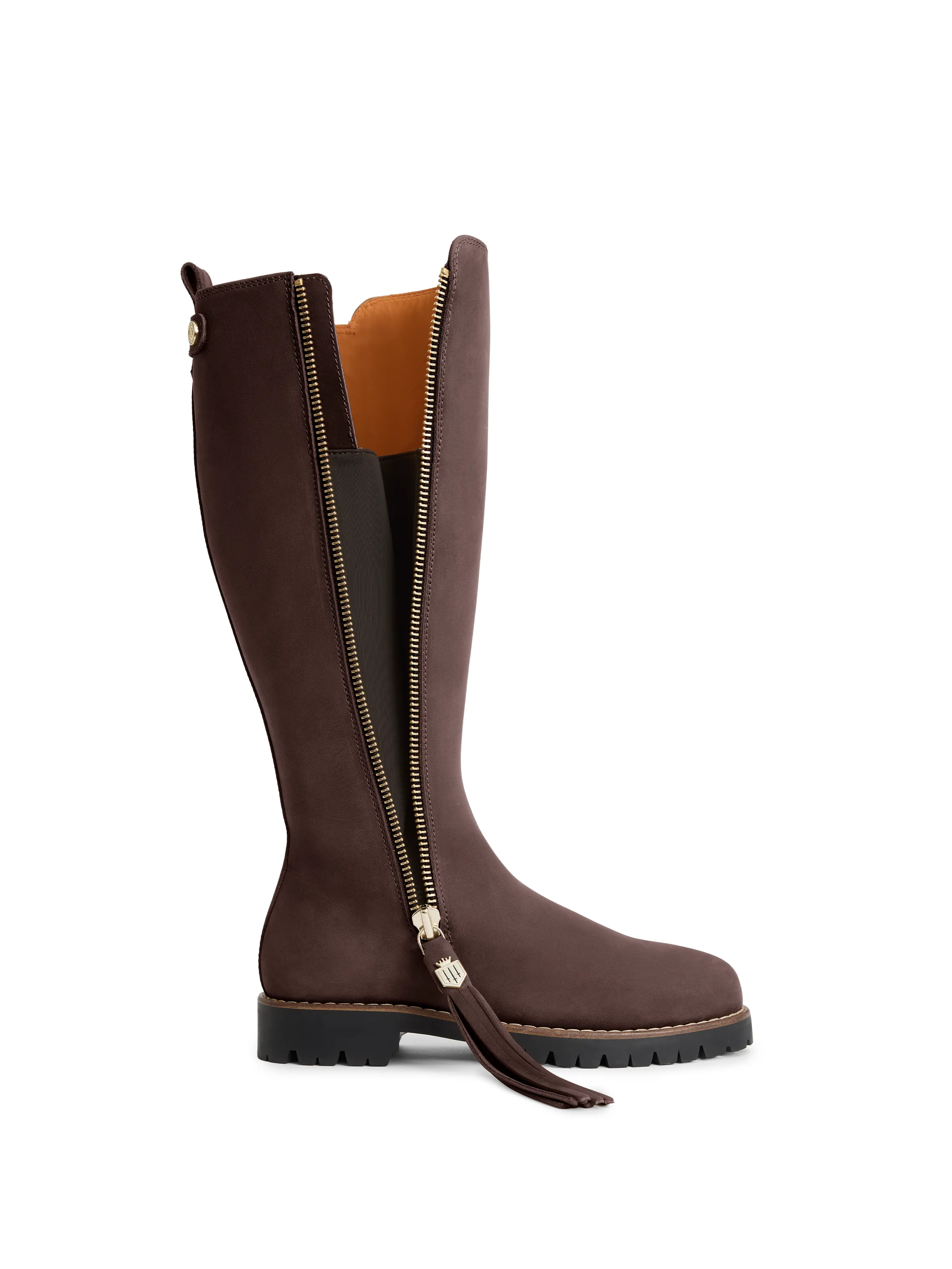 Waterproof Knee High Oakham - Mahogany Leather - Image 4