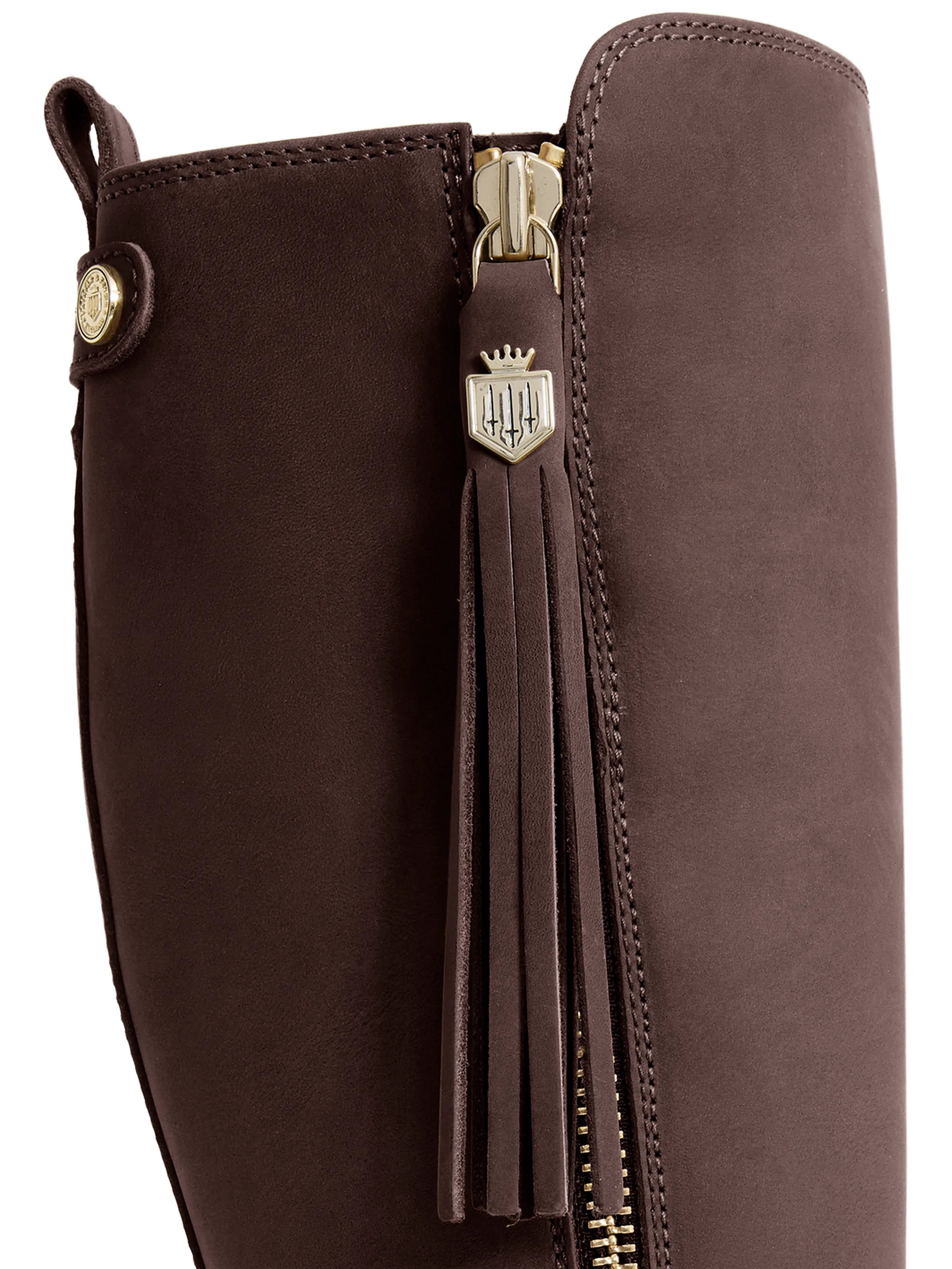Waterproof Knee High Oakham - Mahogany Leather - Image 5