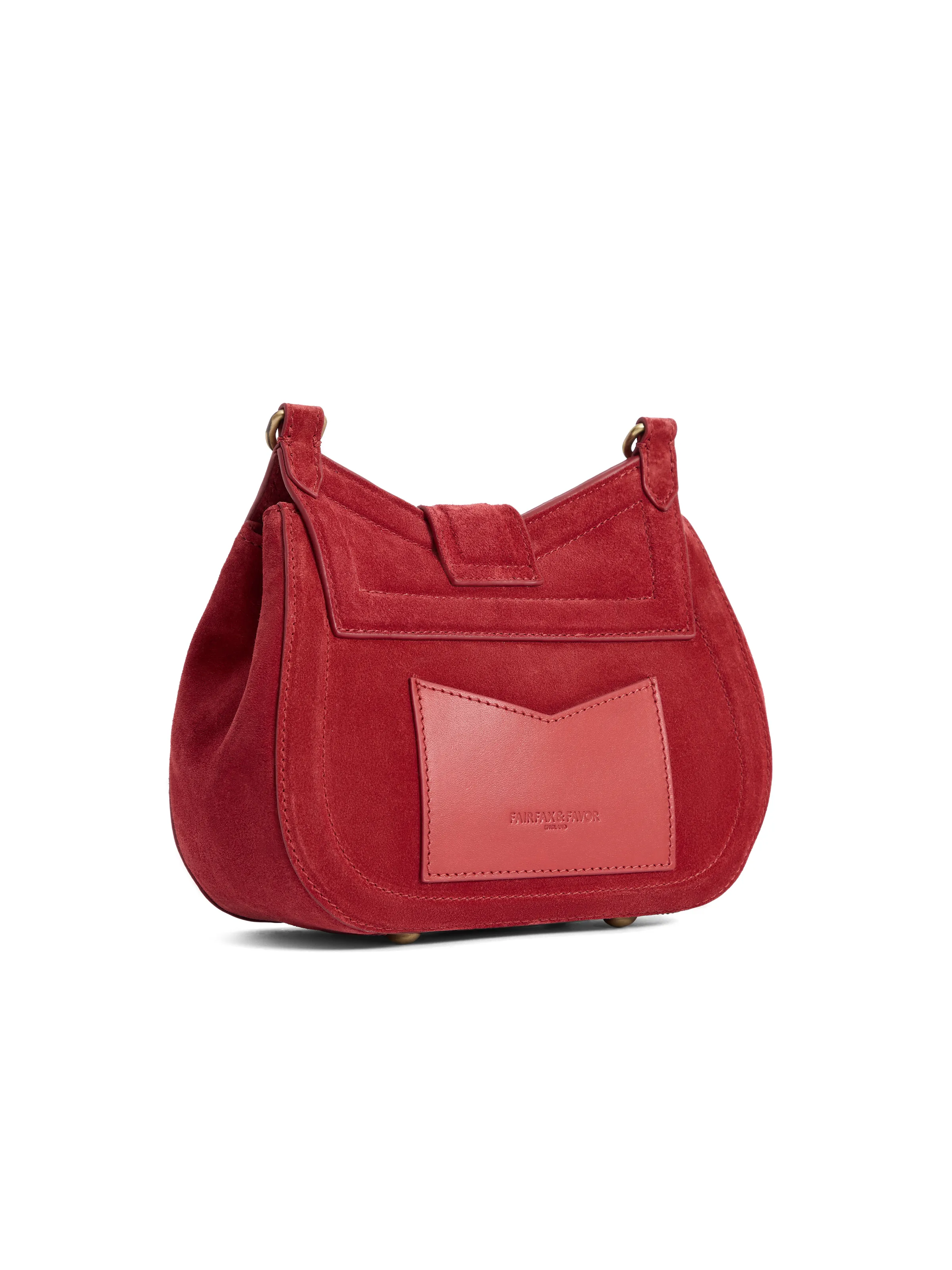 Langham Messenger Bag - Red Suede (Valentines Limited Edition) - Image 3