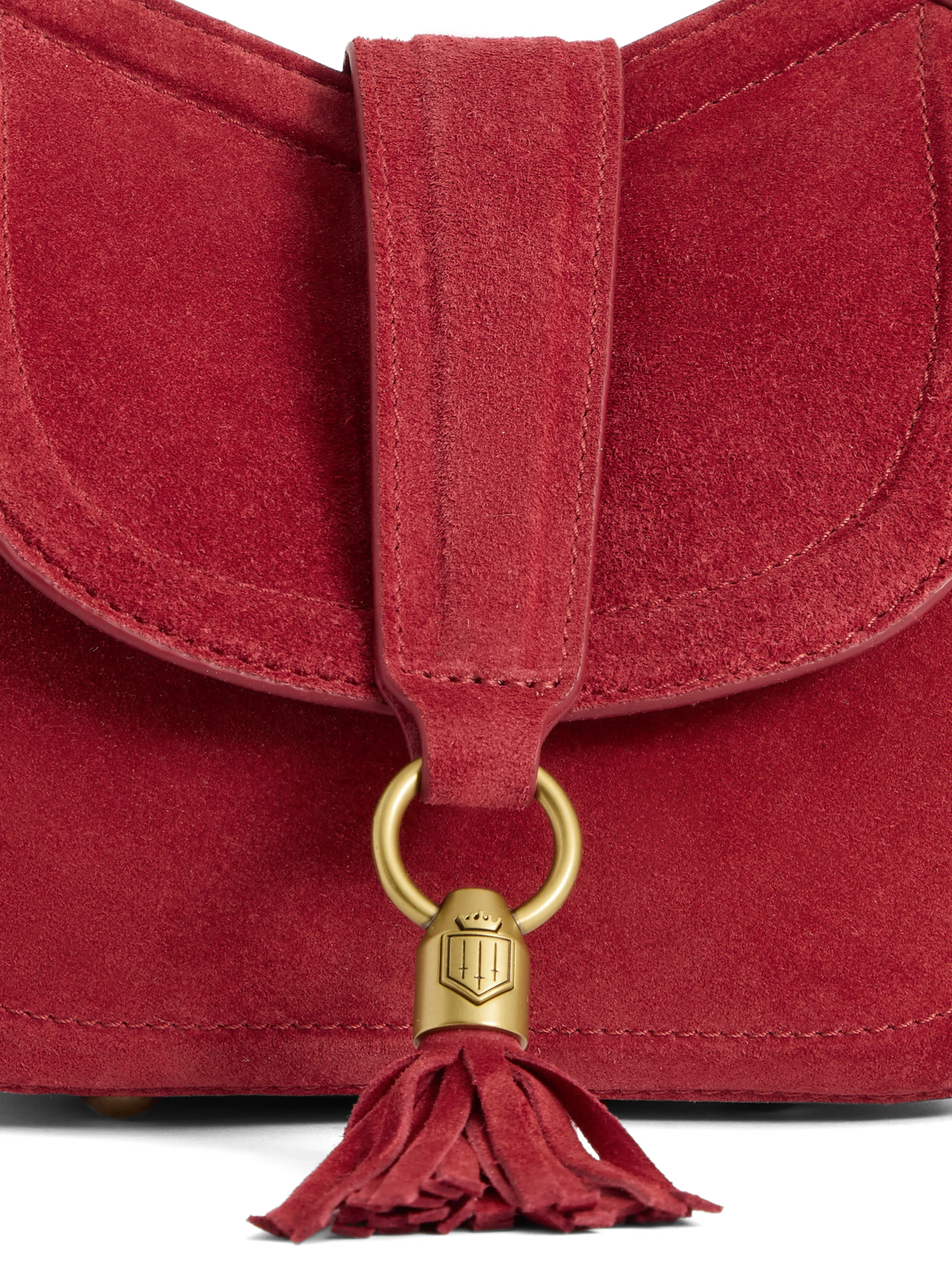 Langham Messenger Bag - Red Suede (Valentines Limited Edition) - Image 6