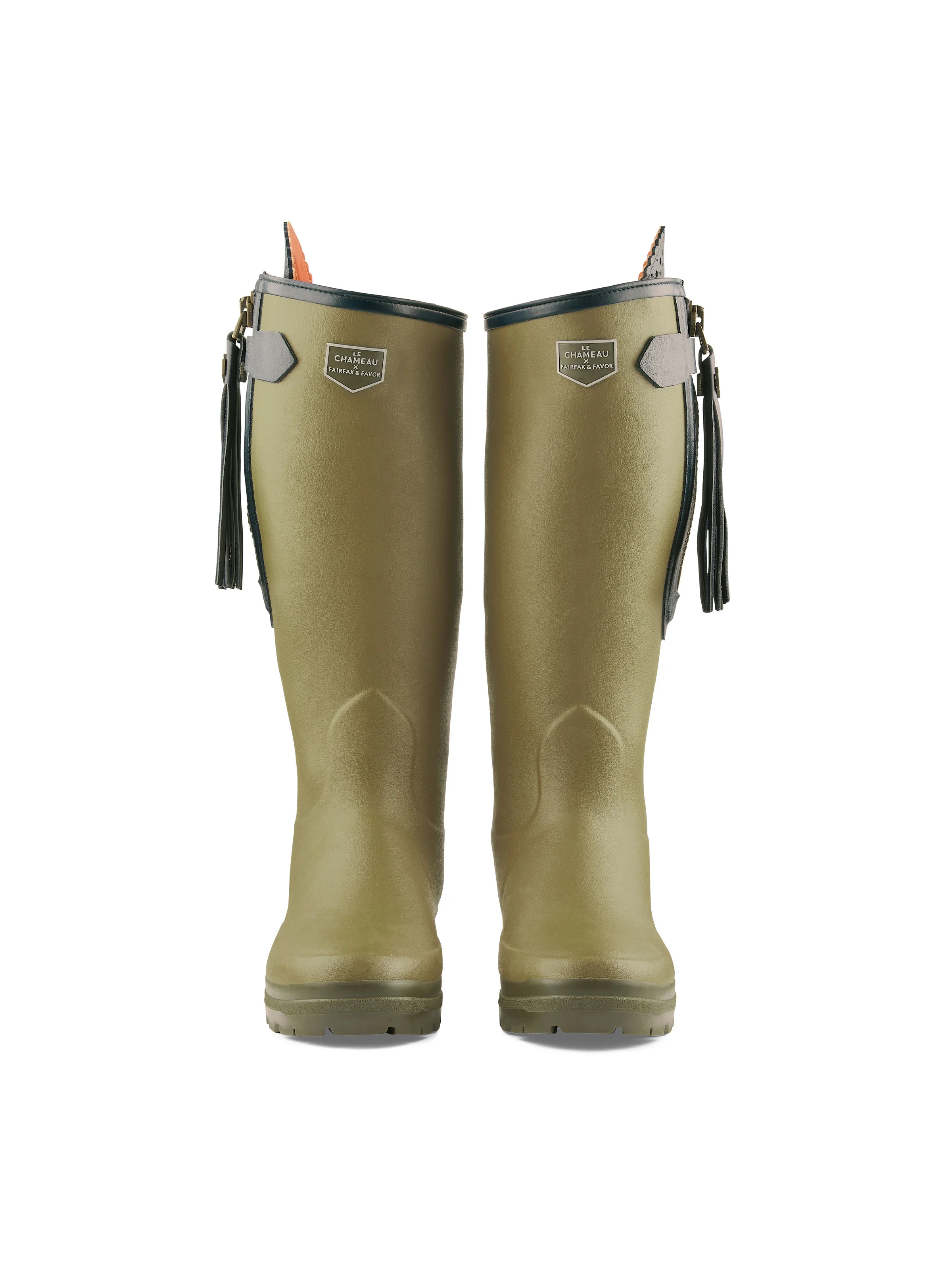 L'Alliance Neoprene Lined Wellington Boot (Sporting Fit) - Vert Vierzon - Image 4