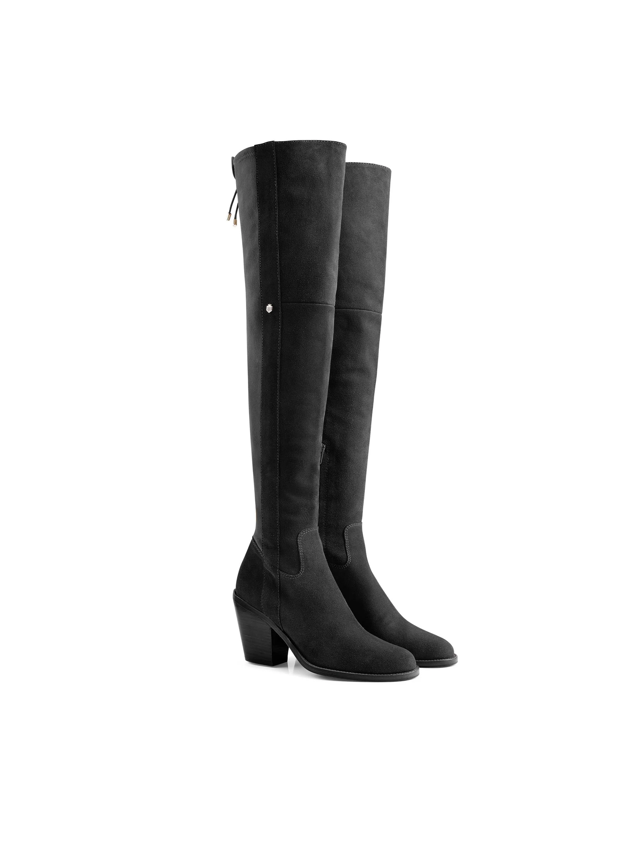 Over Knee Brompton - Black Suede - Image 3