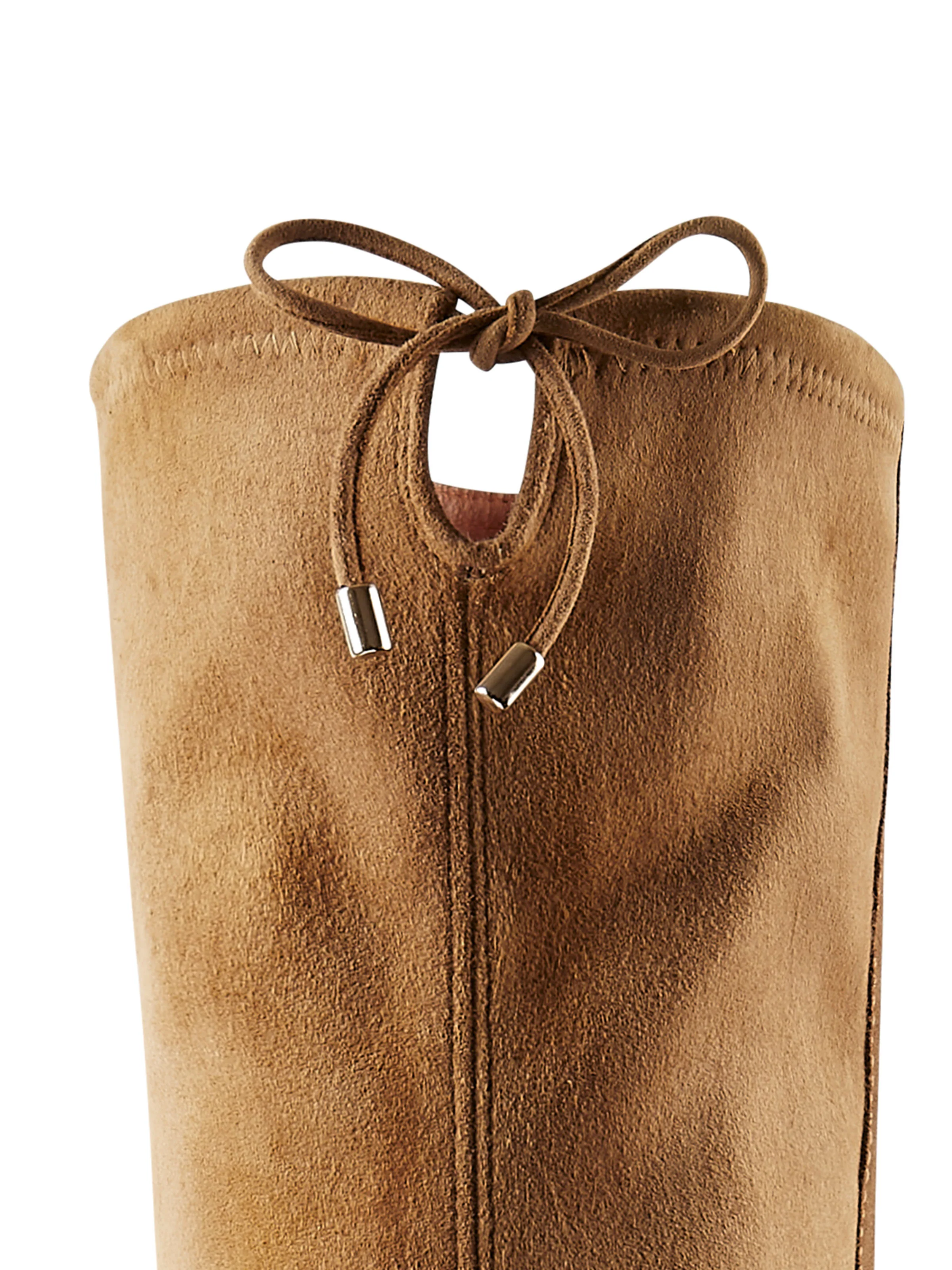 Over Knee Brompton - Tan Suede - Image 7