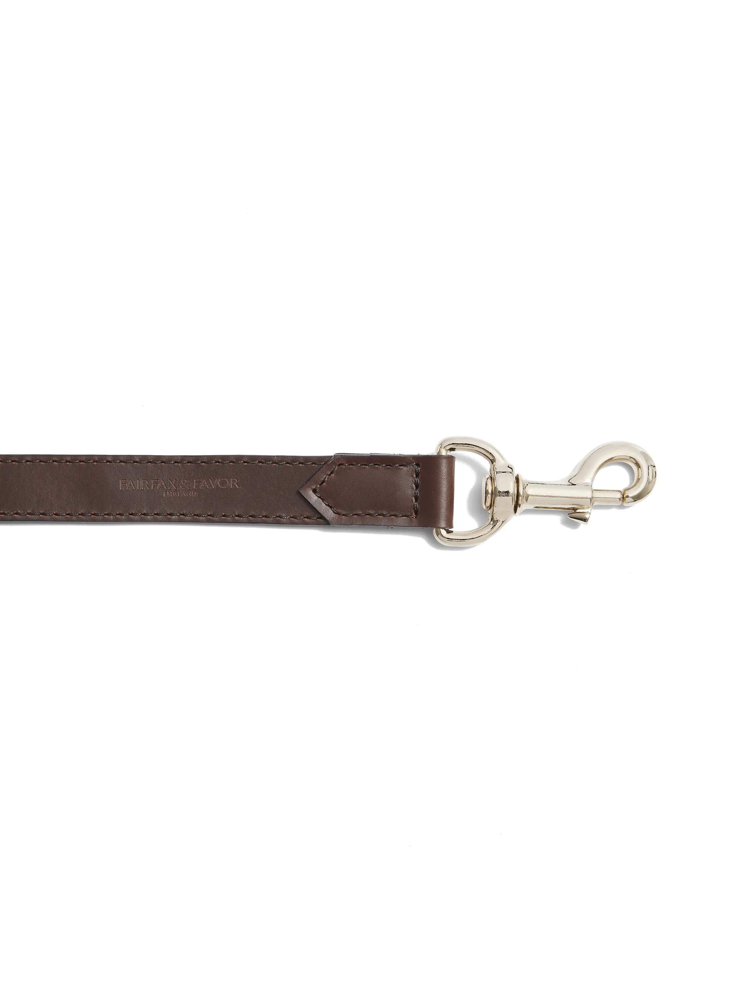 Fitzroy Slim Dog Lead - Mahogany Leather - Image 3