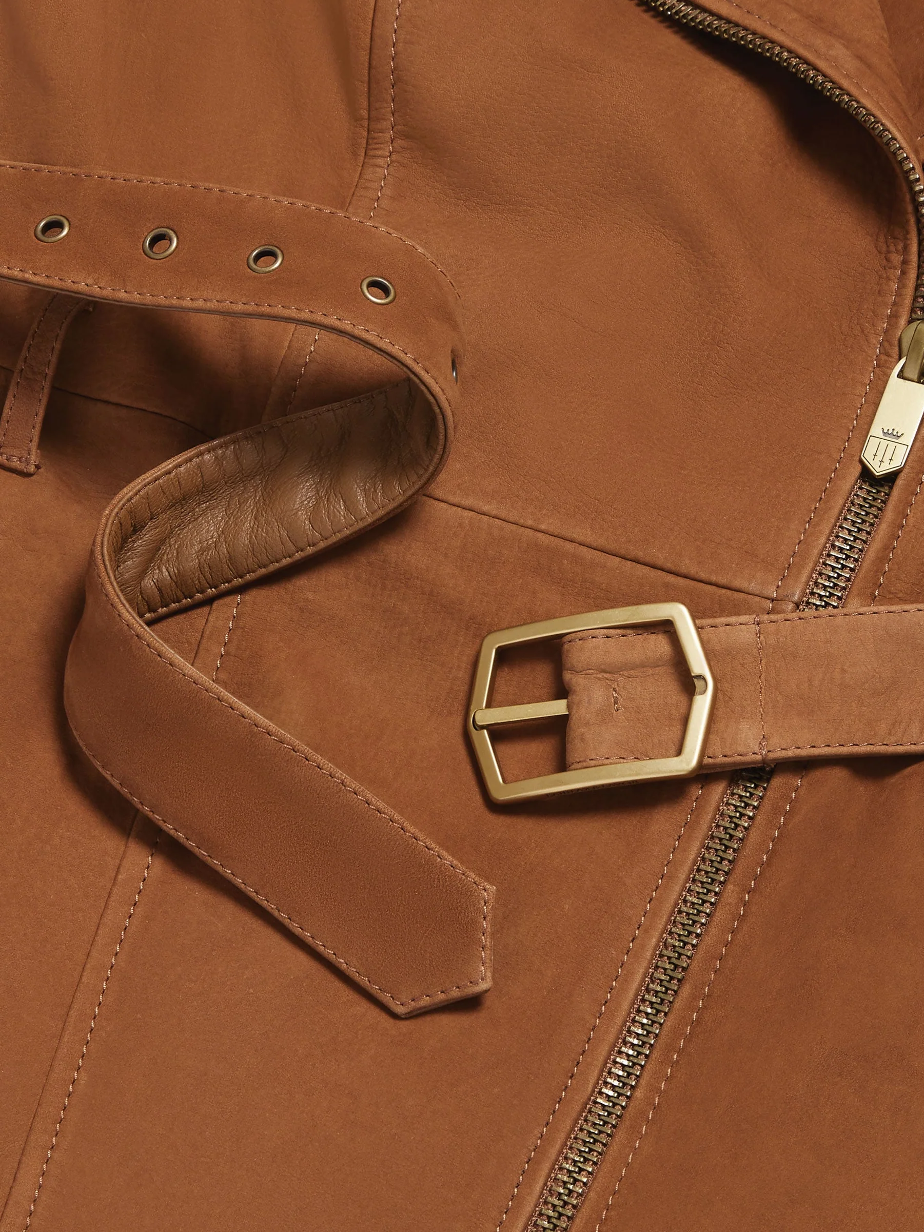 Alice Gilet - Tan - Image 4