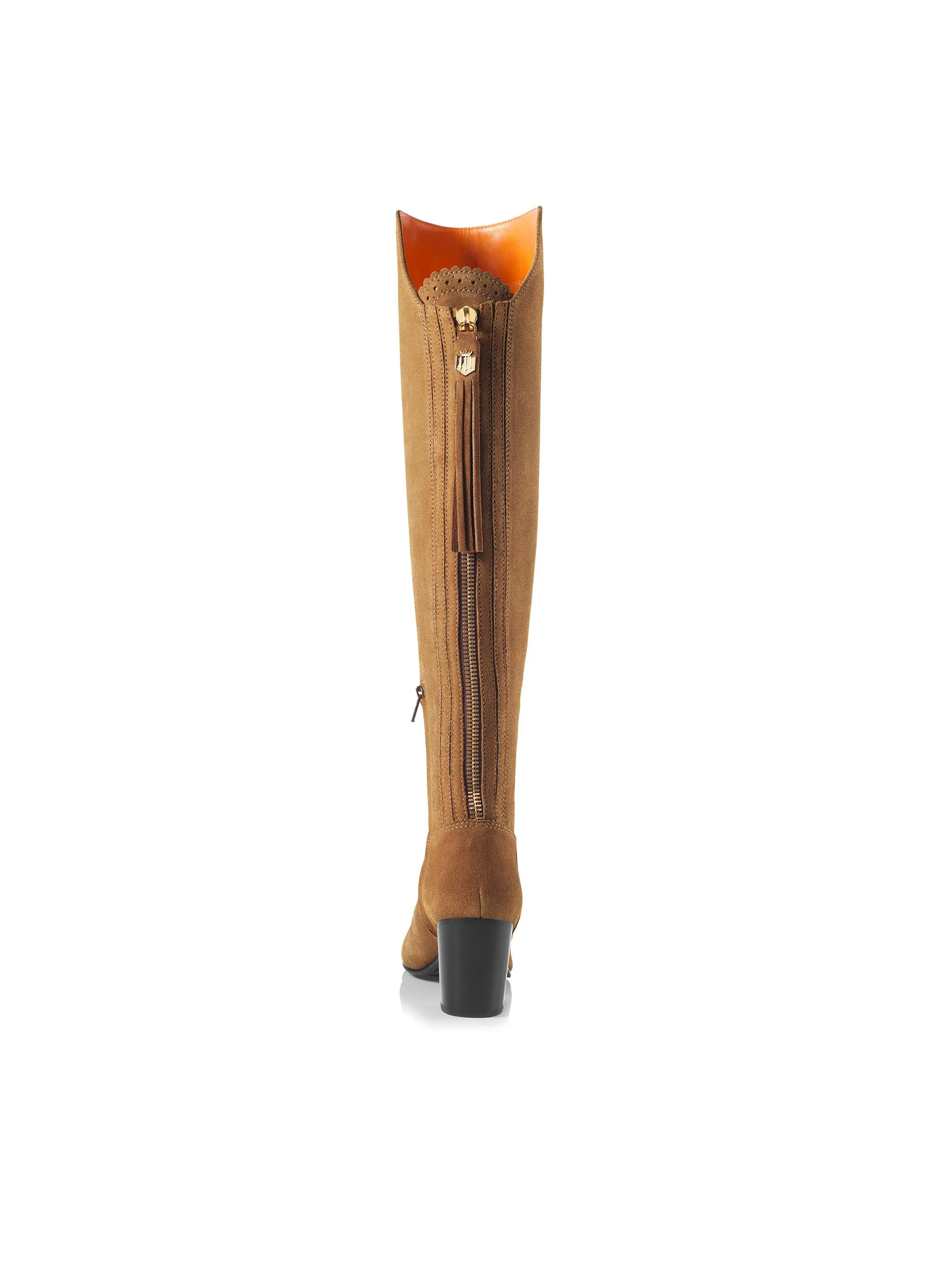 Heeled Amira - Tan Suede - Image 4