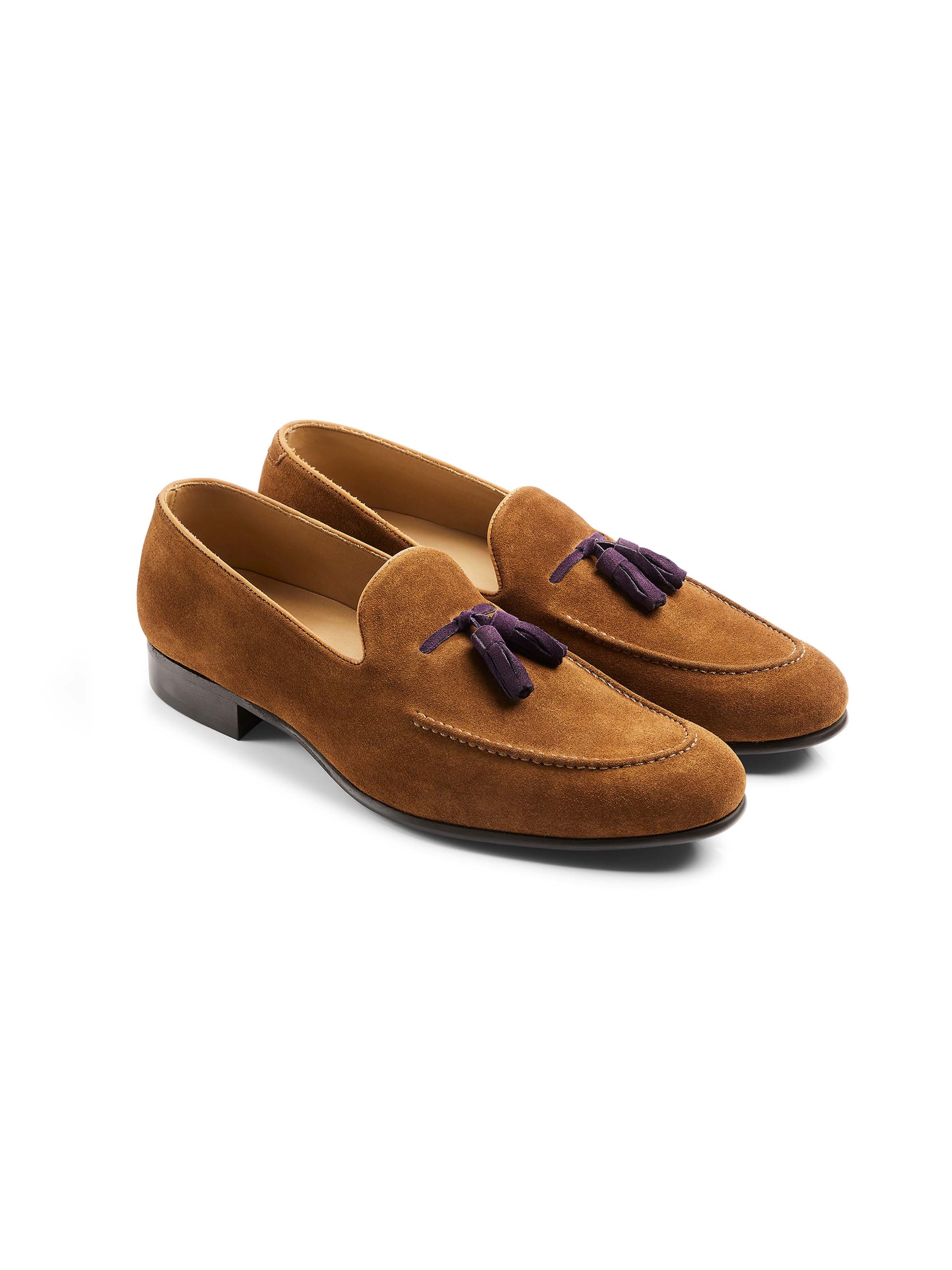 Bedingfeld - Cognac & Purple Suede - Image 3
