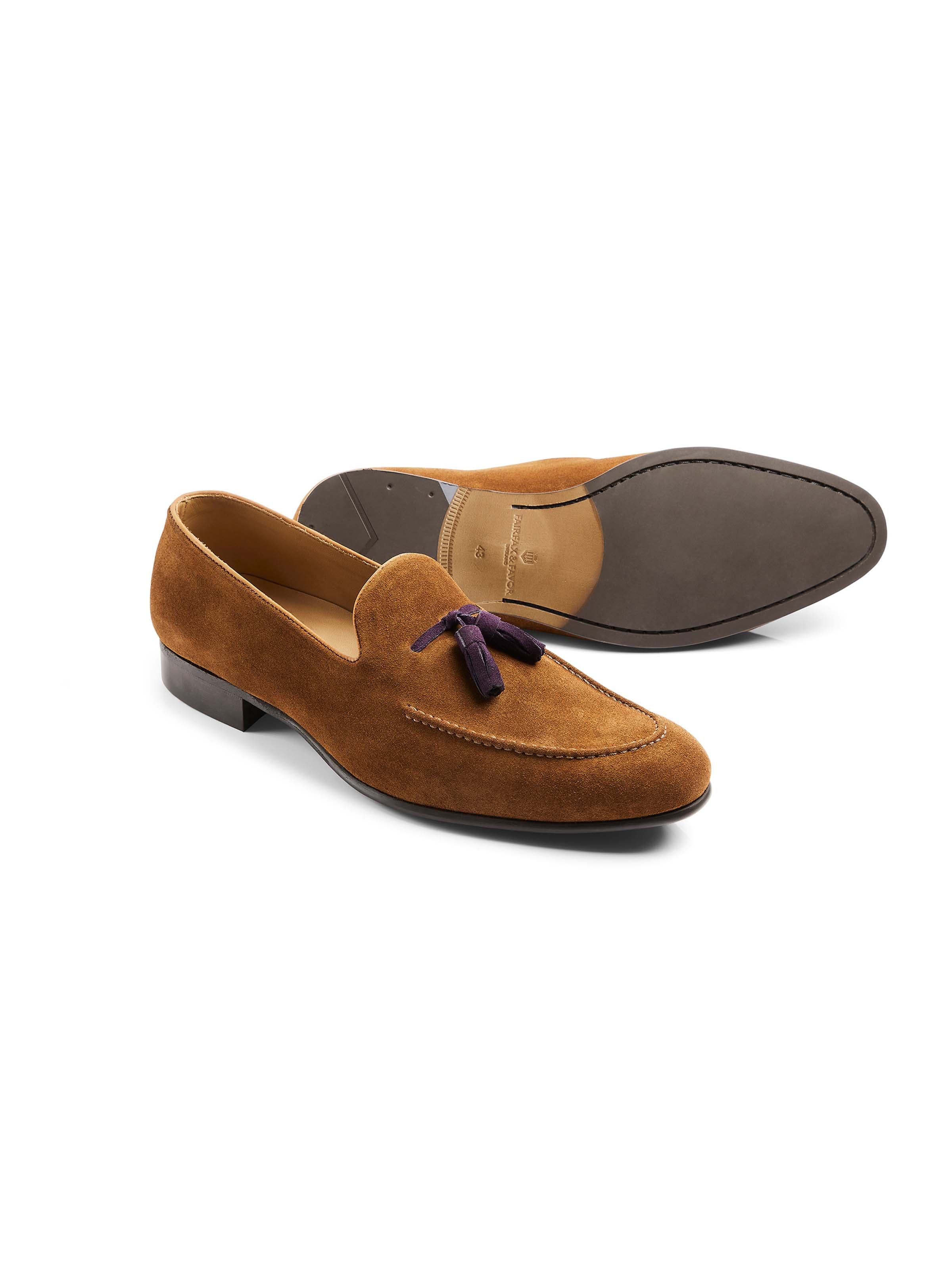 Bedingfeld - Cognac & Purple Suede - Image 4