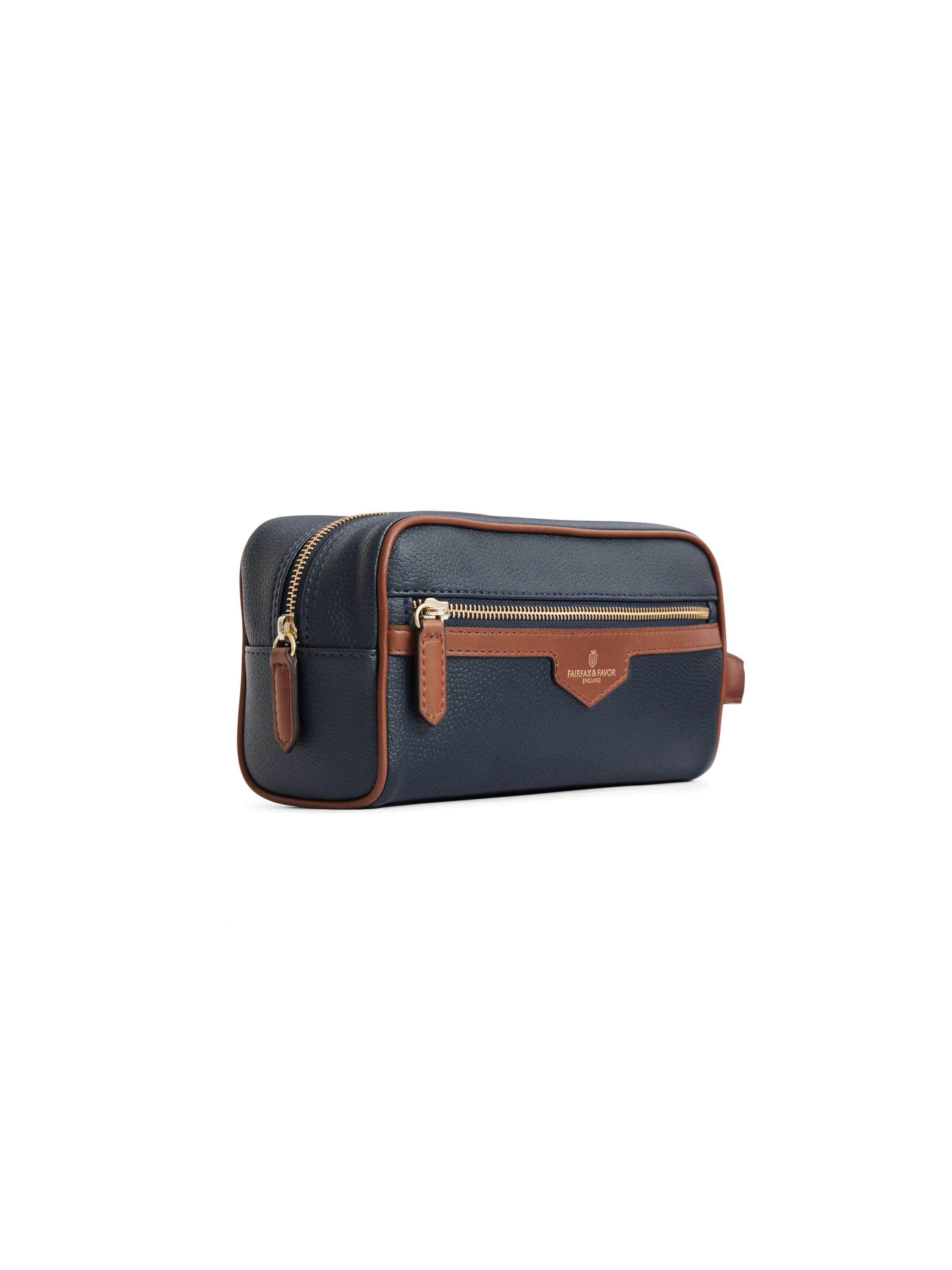 Britannia Washbag - Navy Scotchgrain - Image 3