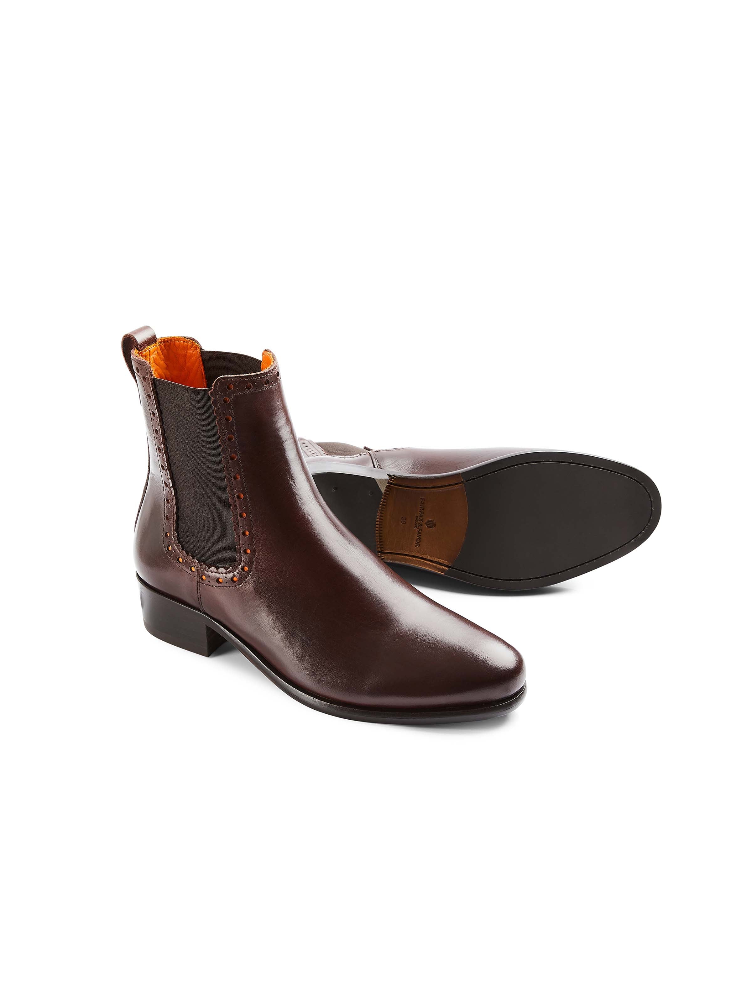 Brogued Chelsea - Mahogany - Image 4