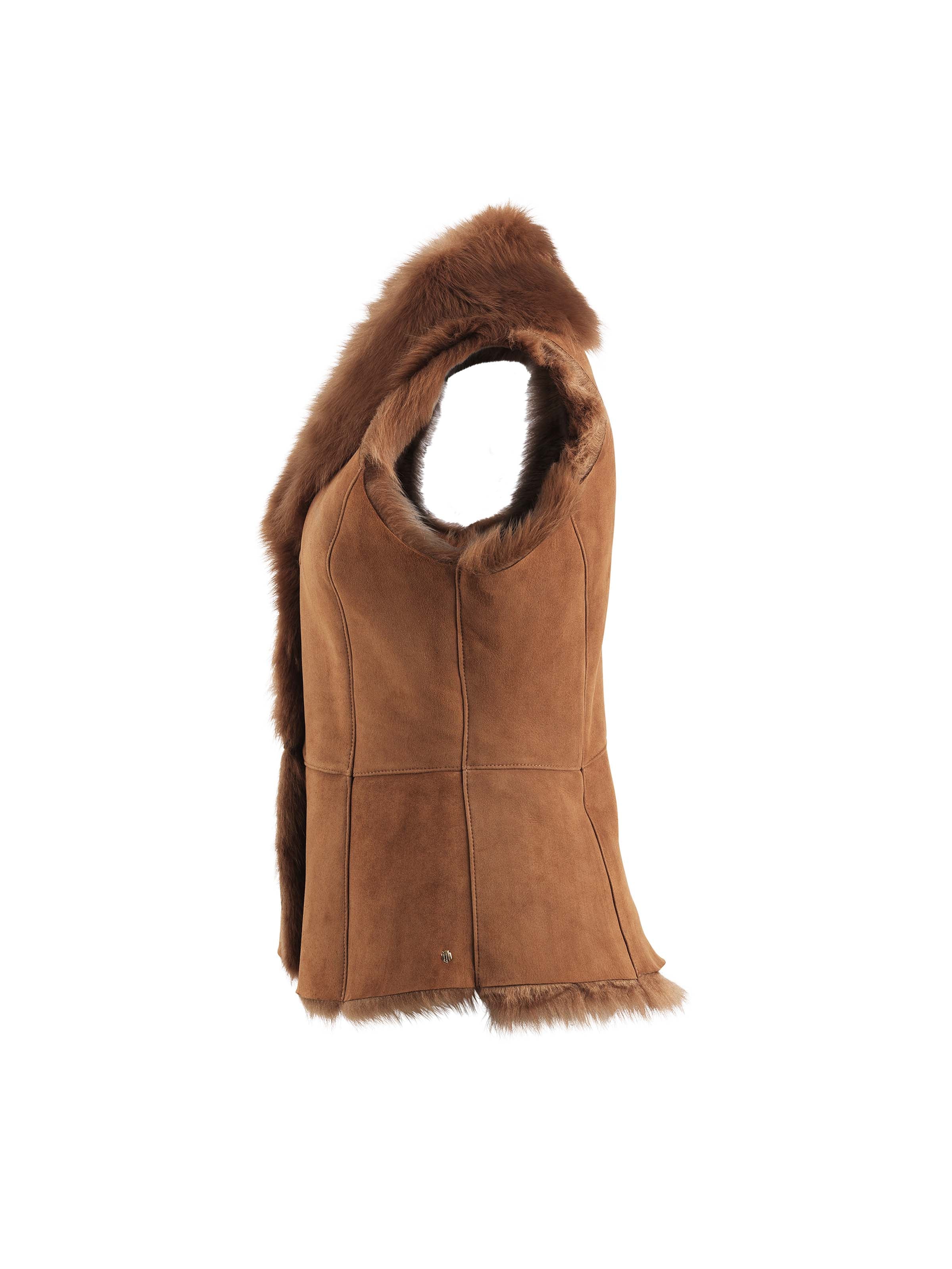 Elizabeth Gilet - Tan - Image 6