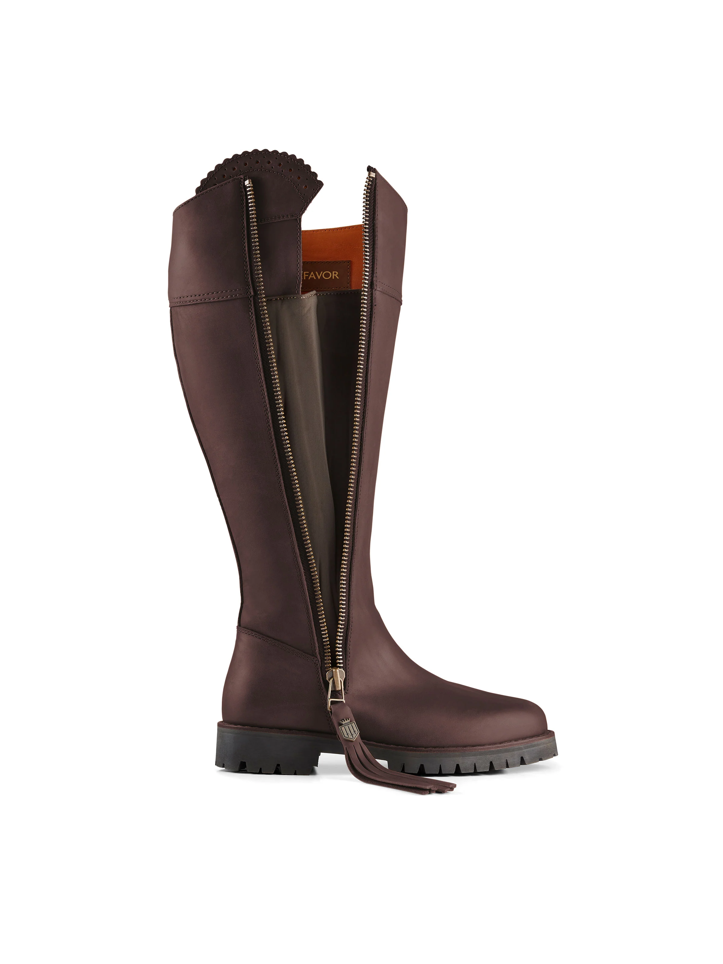 Explorer (Sporting Fit) - Mahogany Leather - Image 4