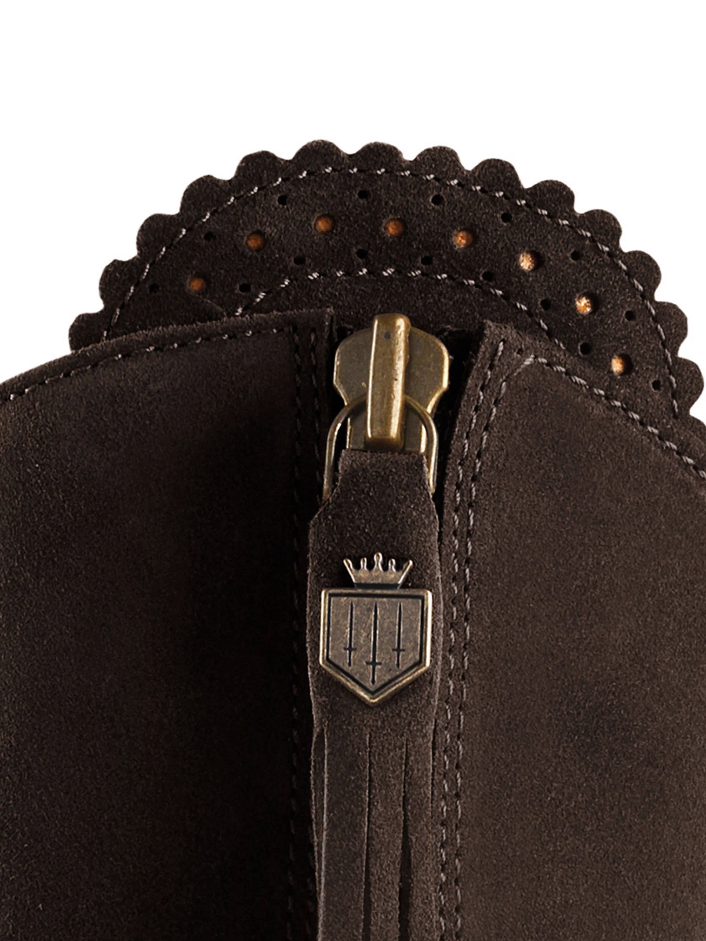 Heeled Regina (Regular Fit) - Chocolate Suede - Image 5