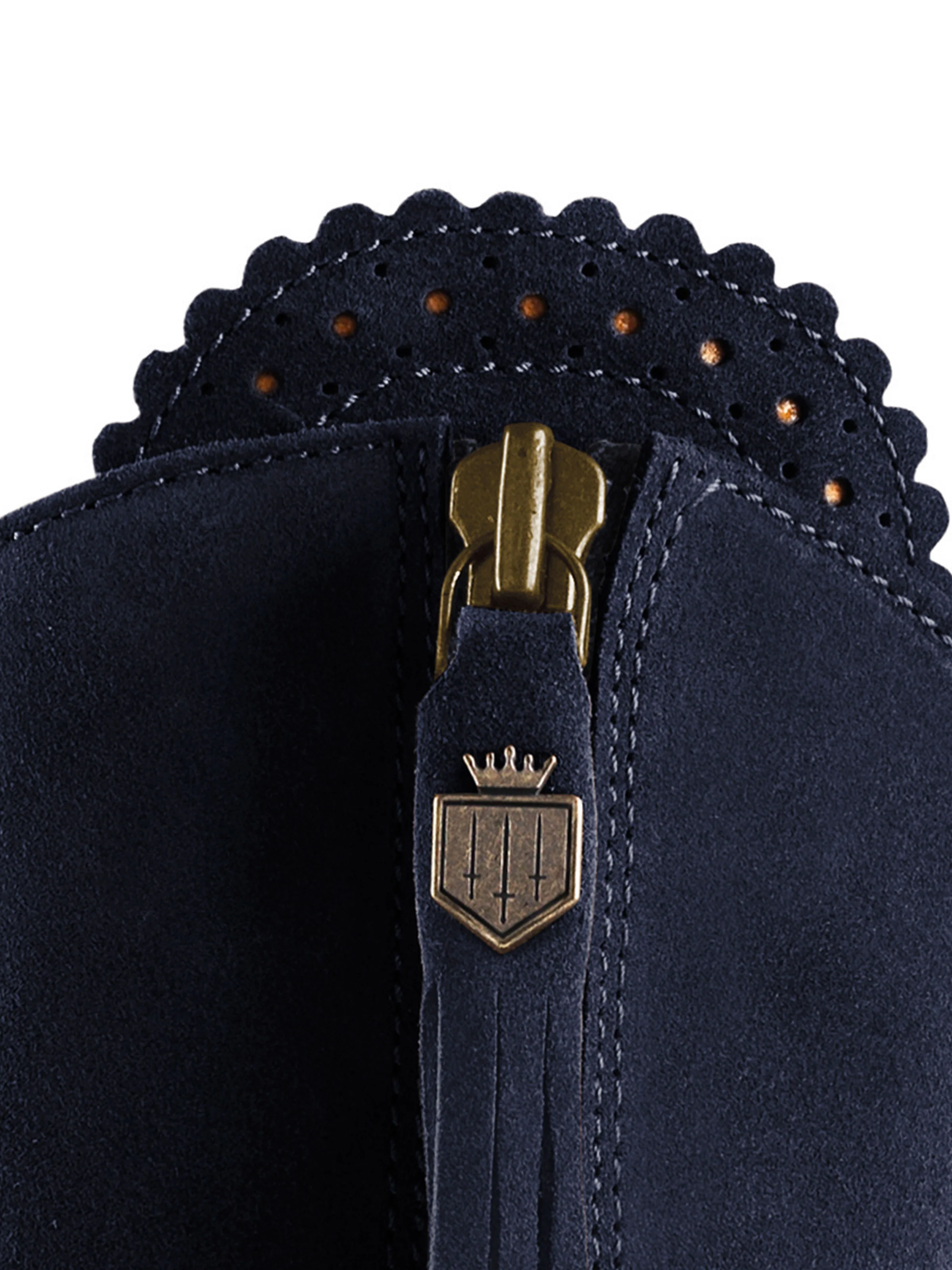 Regina (Regular Fit) - Navy Blue Suede - Image 5