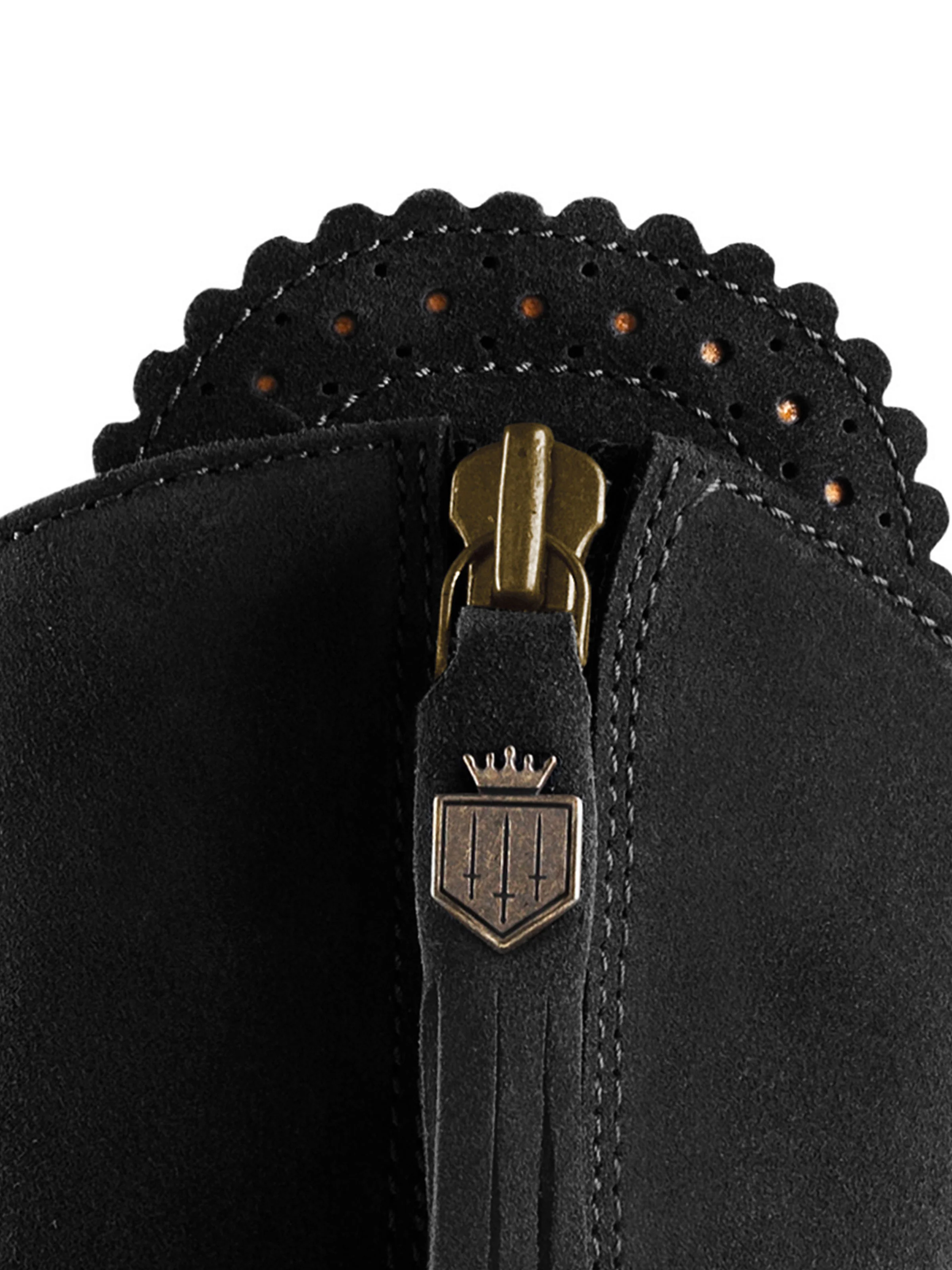 Heeled Regina (Regular Fit) - Black Suede - Image 5