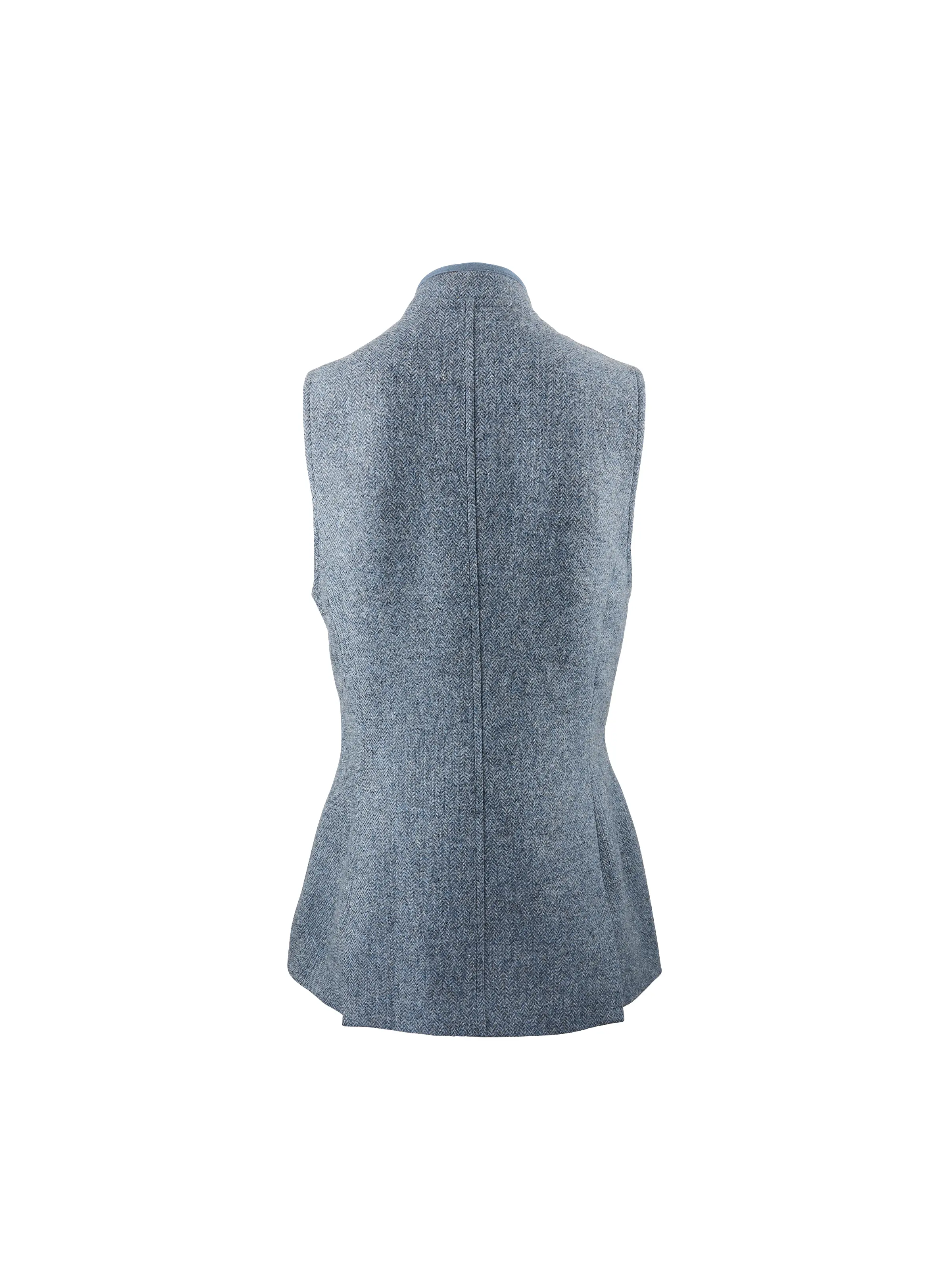 Madeline Gilet - Denim Herringbone - Image 3
