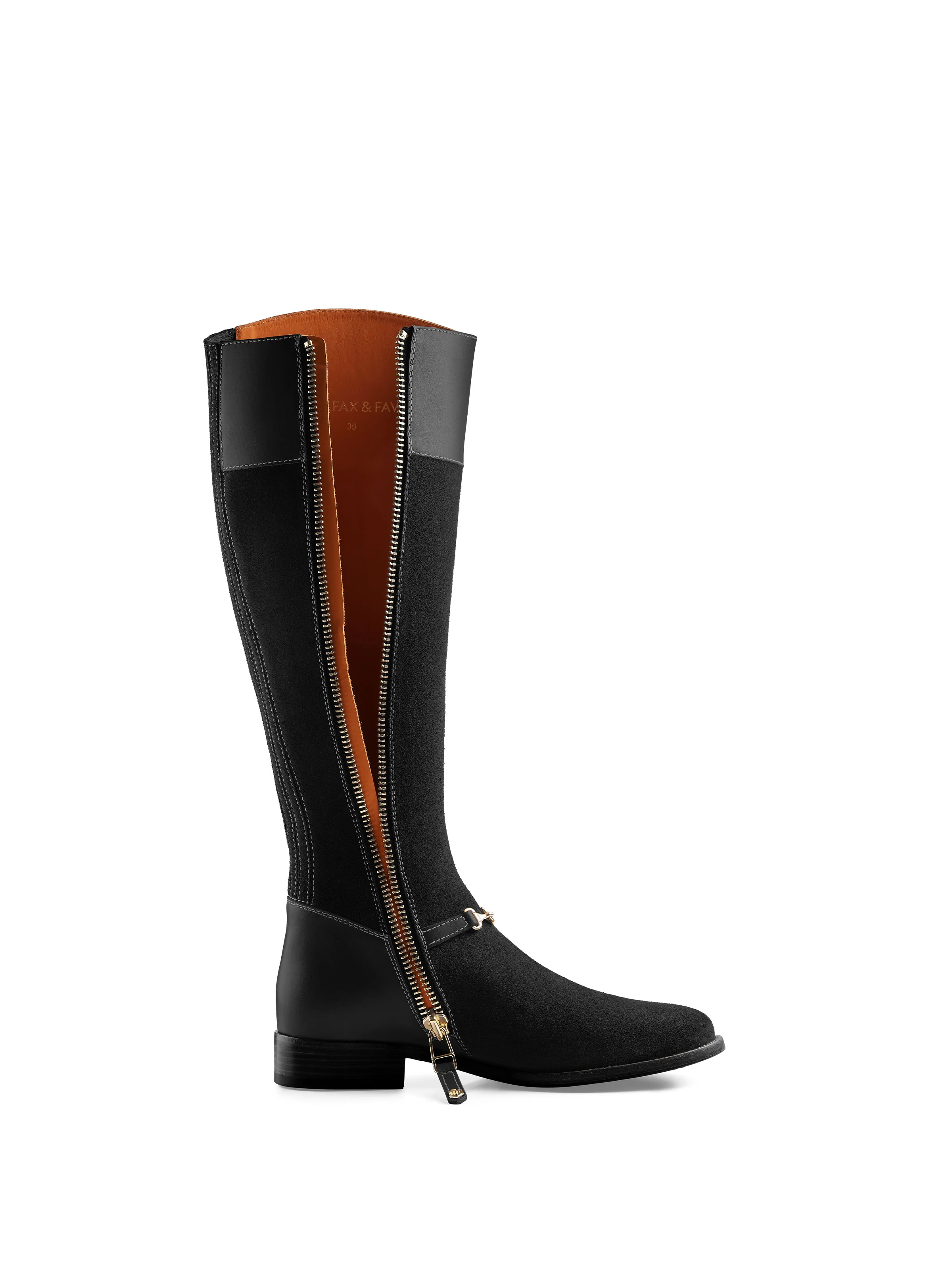 Octavia (Regular Fit) - Black Suede - Image 3