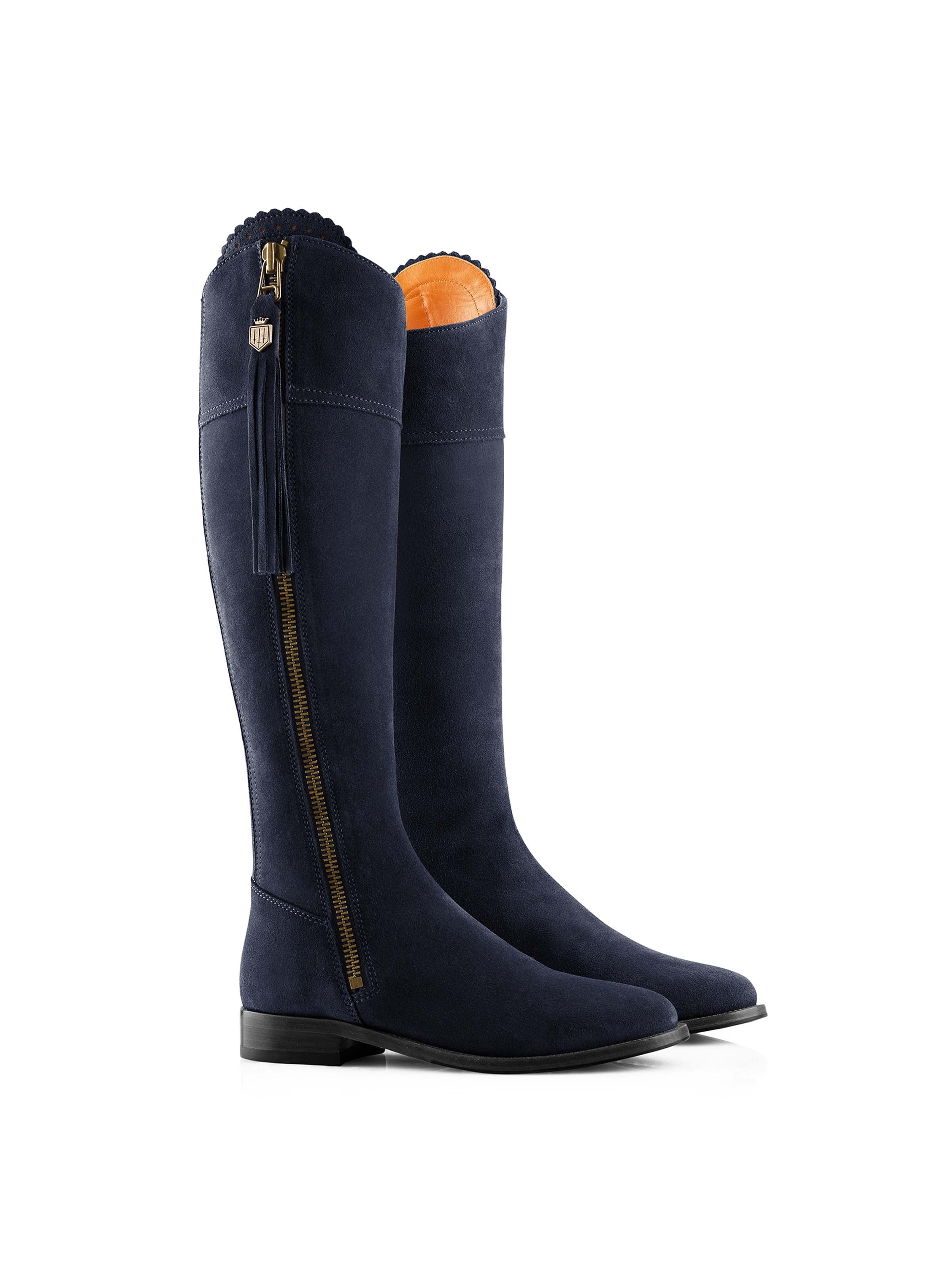 Regina (Regular Fit) - Navy Blue Suede - Image 3