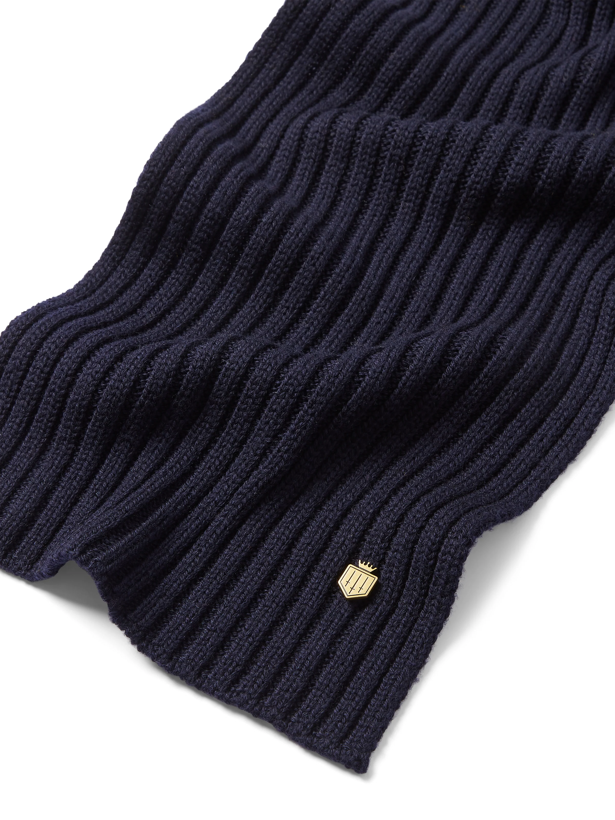 Men's Signature Scarf - Navy - Image 3