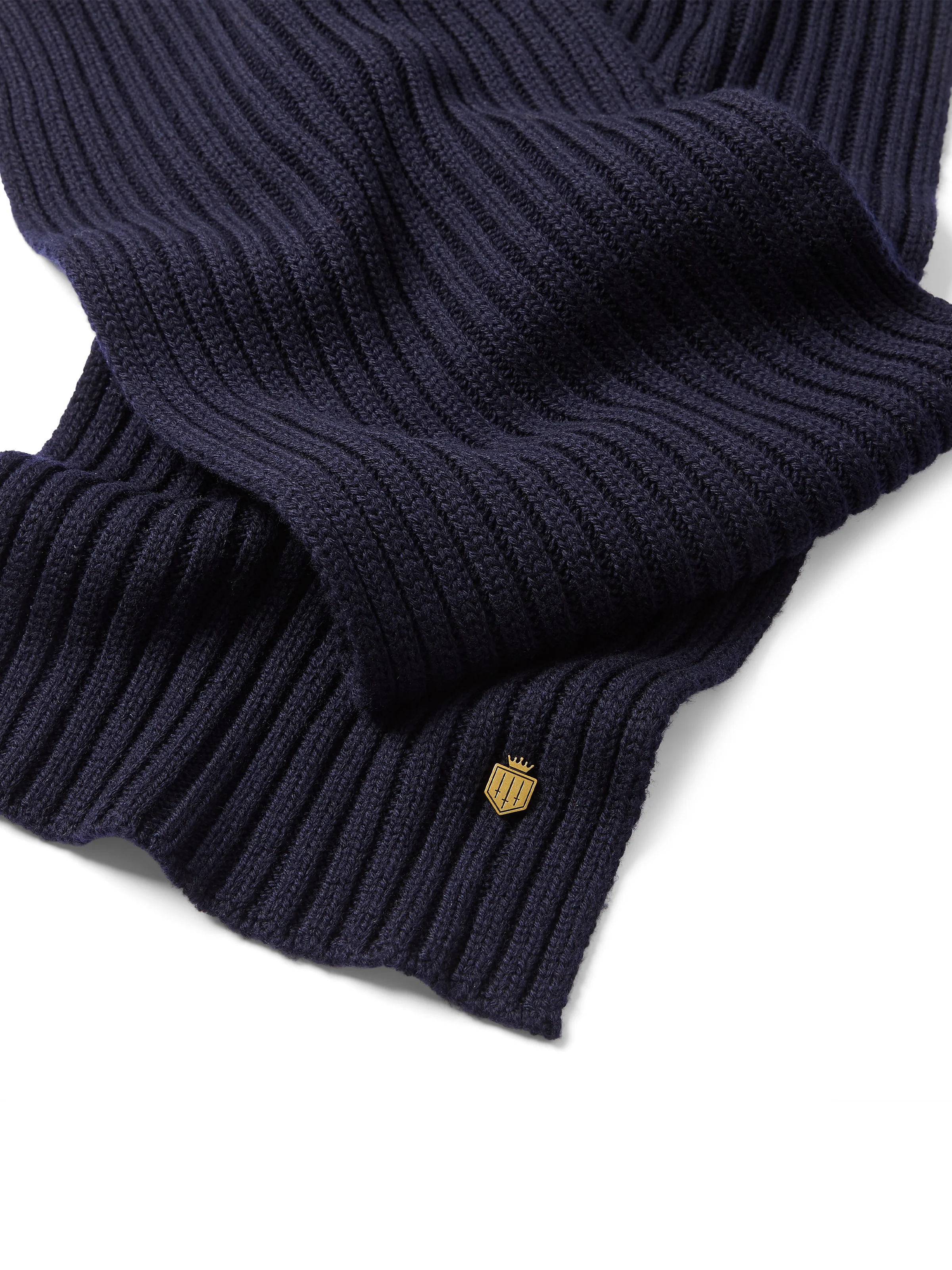 Men's Signature Scarf - Navy - Image 4