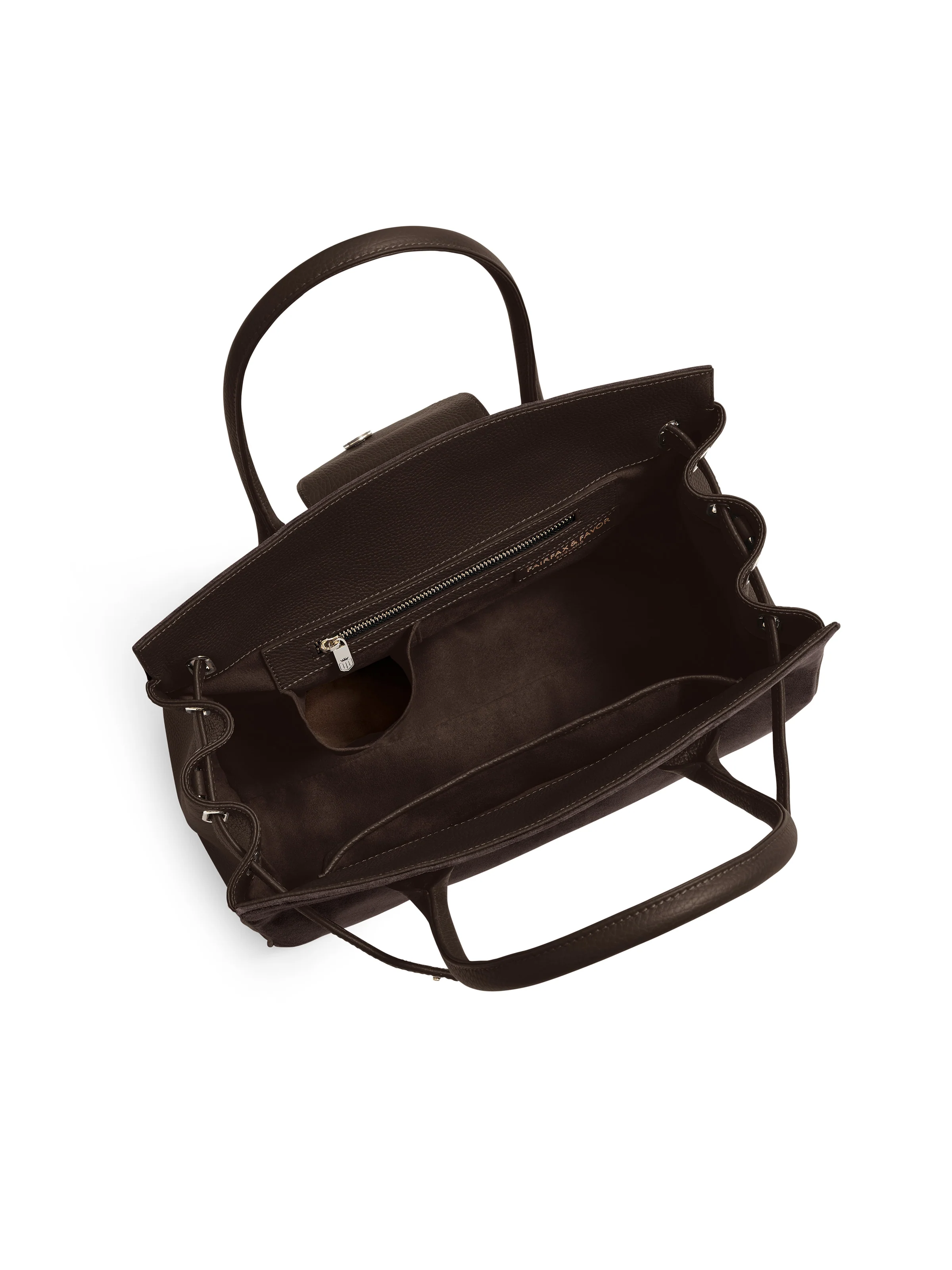 Windsor Handbag - Chocolate - Image 4