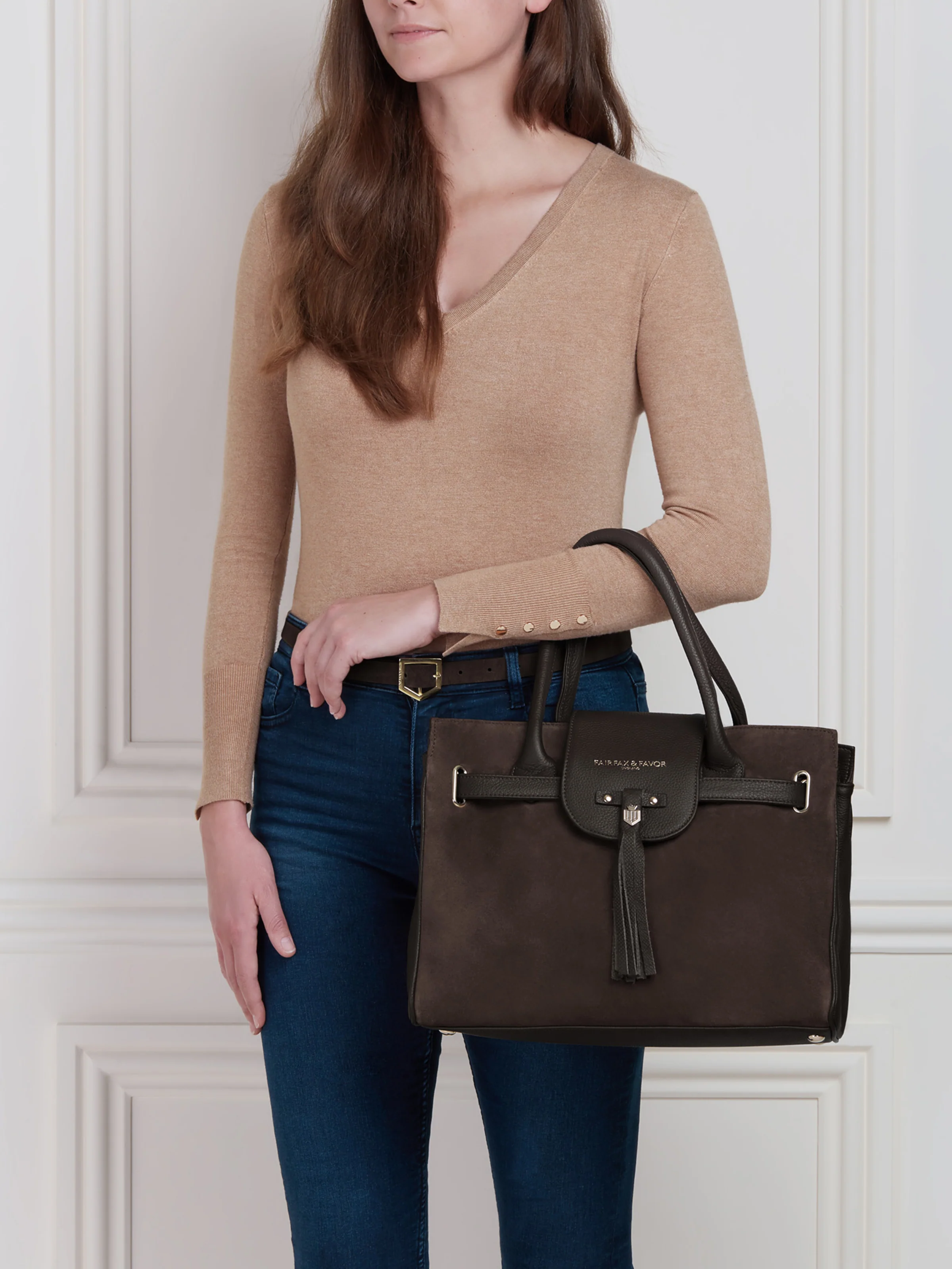 Windsor Handbag - Chocolate - Image 6