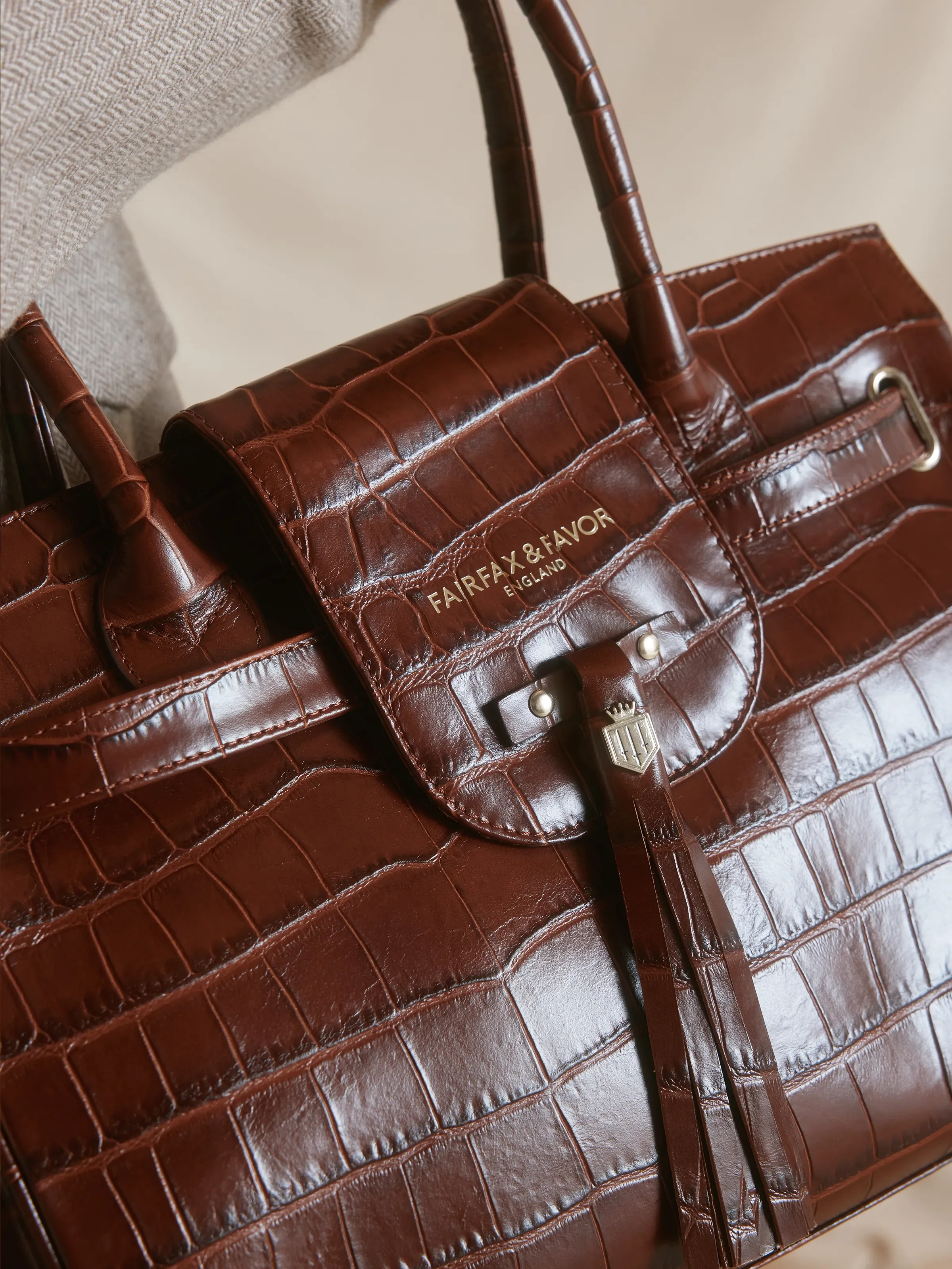 Windsor Handbag - Conker Leather - Image 6