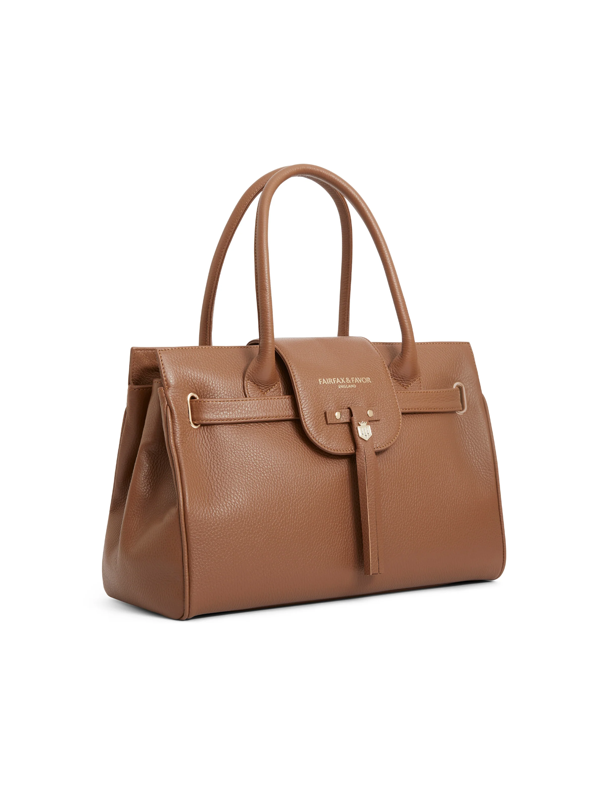 Windsor Handbag - Tan Pebbled Leather - Image 4
